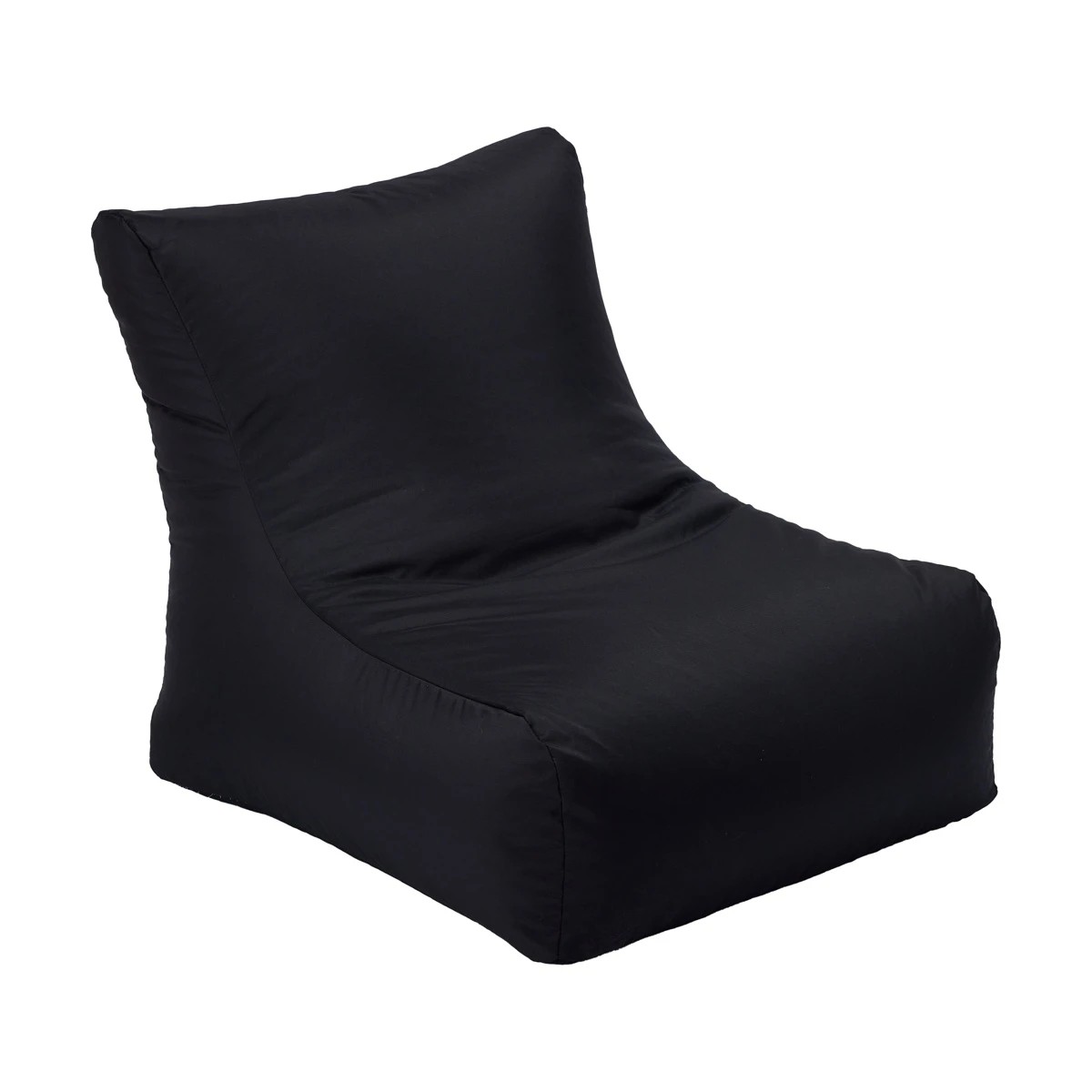 5 Lounge Chair Bean Bag - Black, 5 of 9