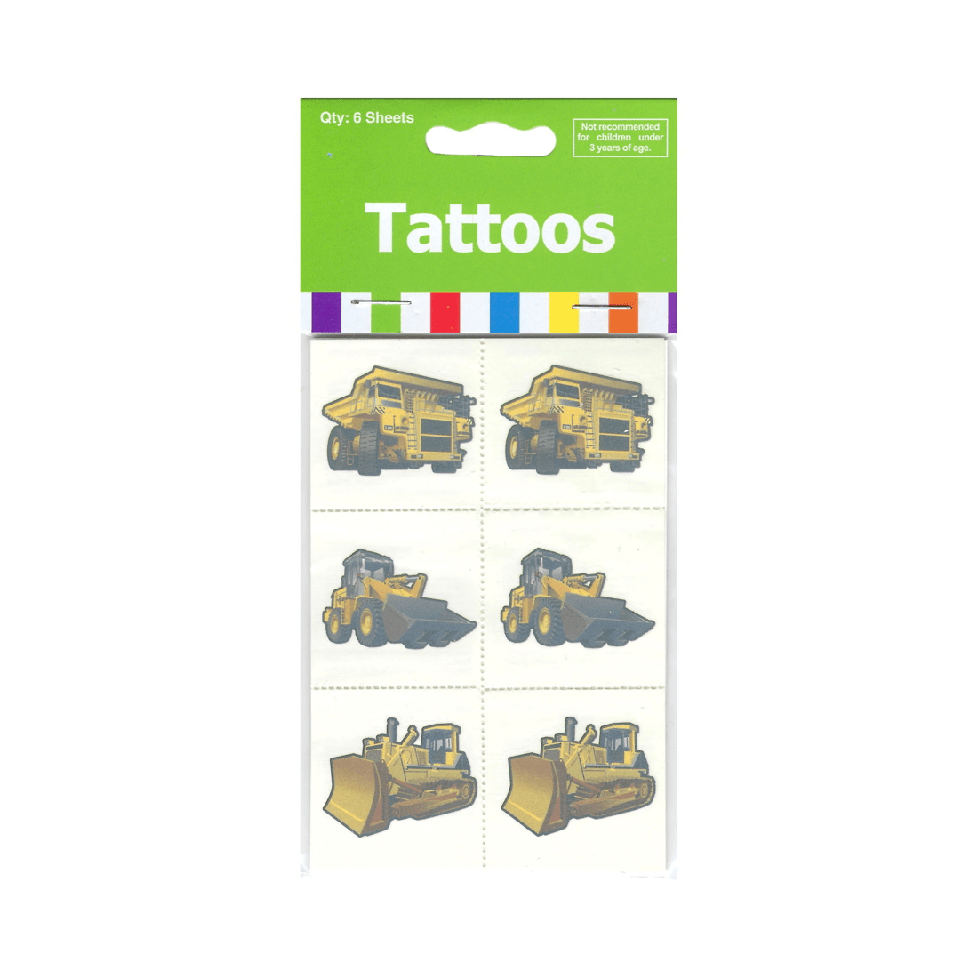 1 Fun Express Construction Tattoos Pack of 36, 1 of 1
