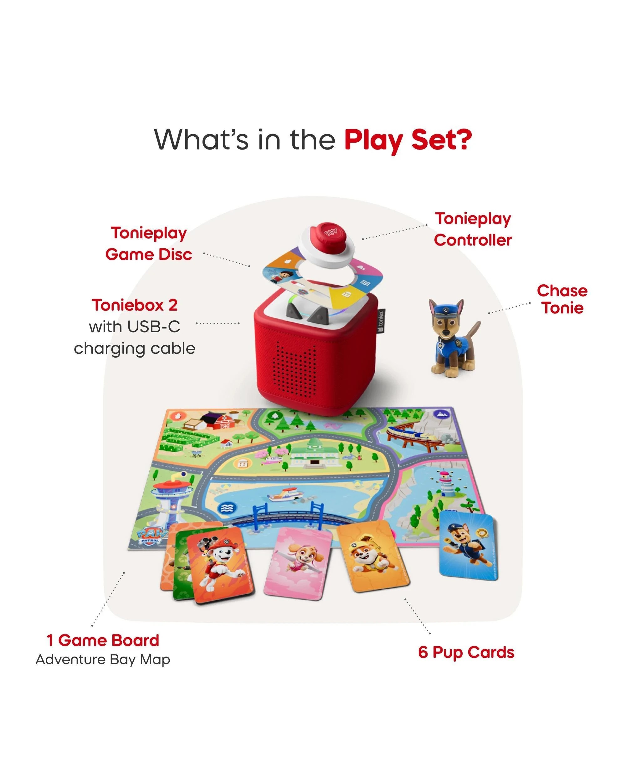 3 Tonies - PAW Patrol Toniebox 2 Full Play Set - Cloud Pink - Multi, 3 of 10