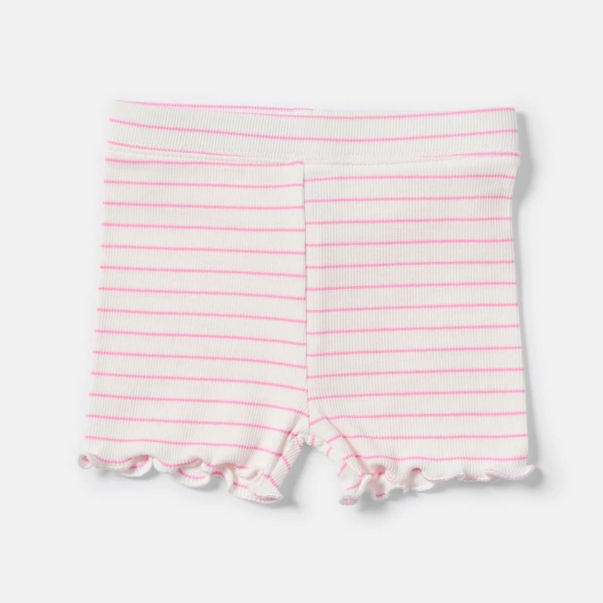 2 3 Pack Rib Shorts PINK DAISIES, 2 of 7