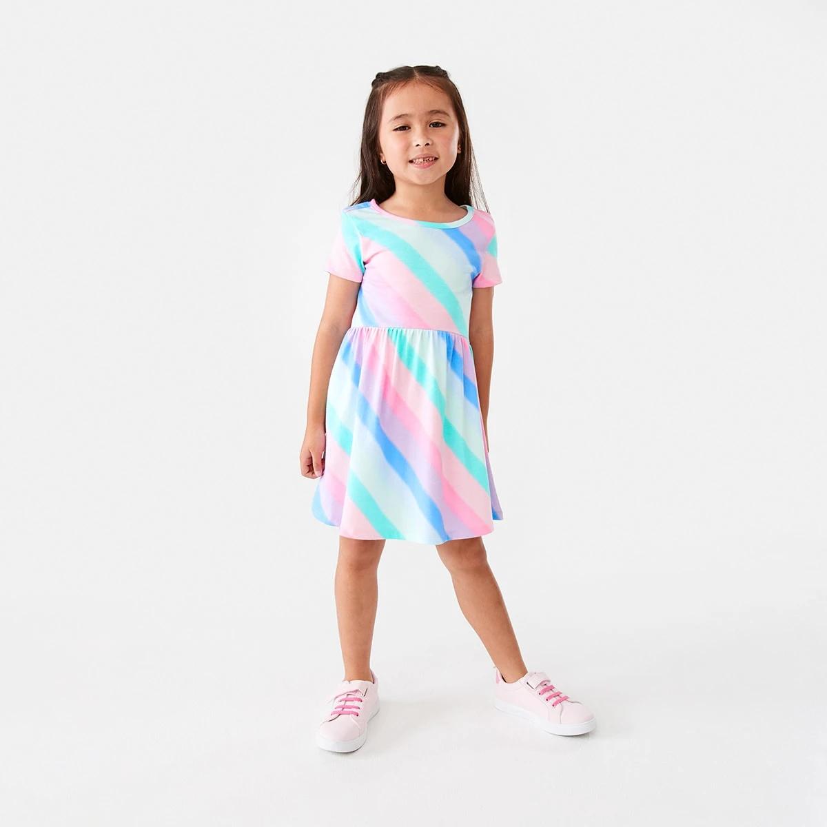6 Jersey Dress Rnbw Strp, 6 of 9