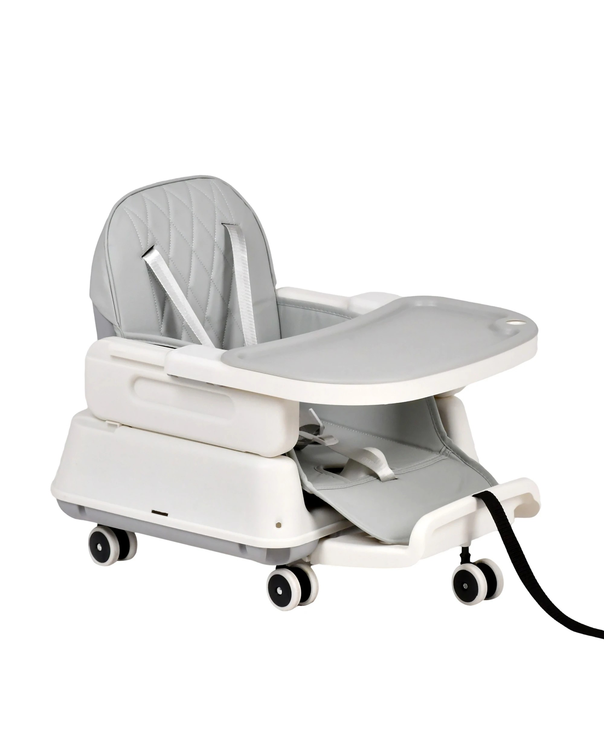 6 Advwin  Baby High Chair Portable Foldable Infant Dining Seat - Grey, 6 of 9
