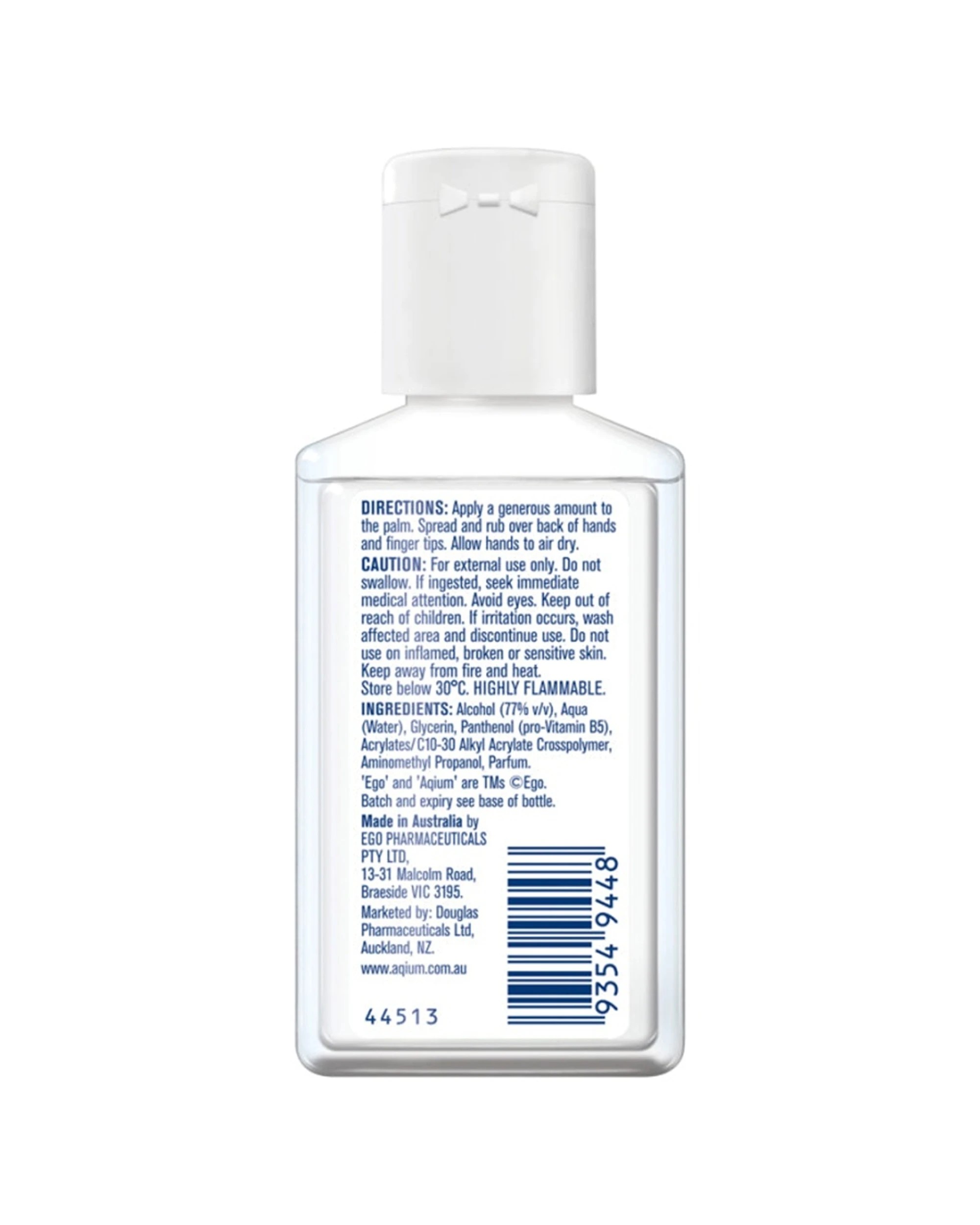 2 Ego Aqium Antibacterial Hand Sanitiser 60ml - Clear, 2 of 2