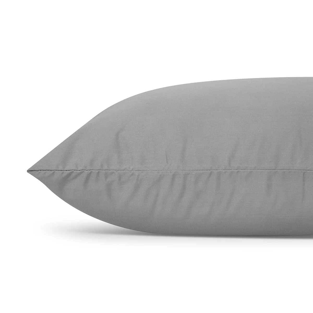 2 225 Thread Count Cotton Rich Sheet Set - Grey, Single Bed, 2 of 6