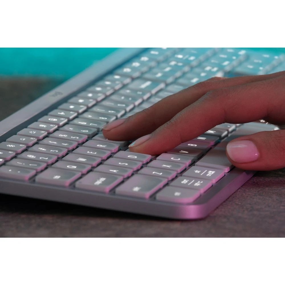 6 Logitech MX Keys S Advanced Wireless Keyboard Pale Grey, 6 of 6
