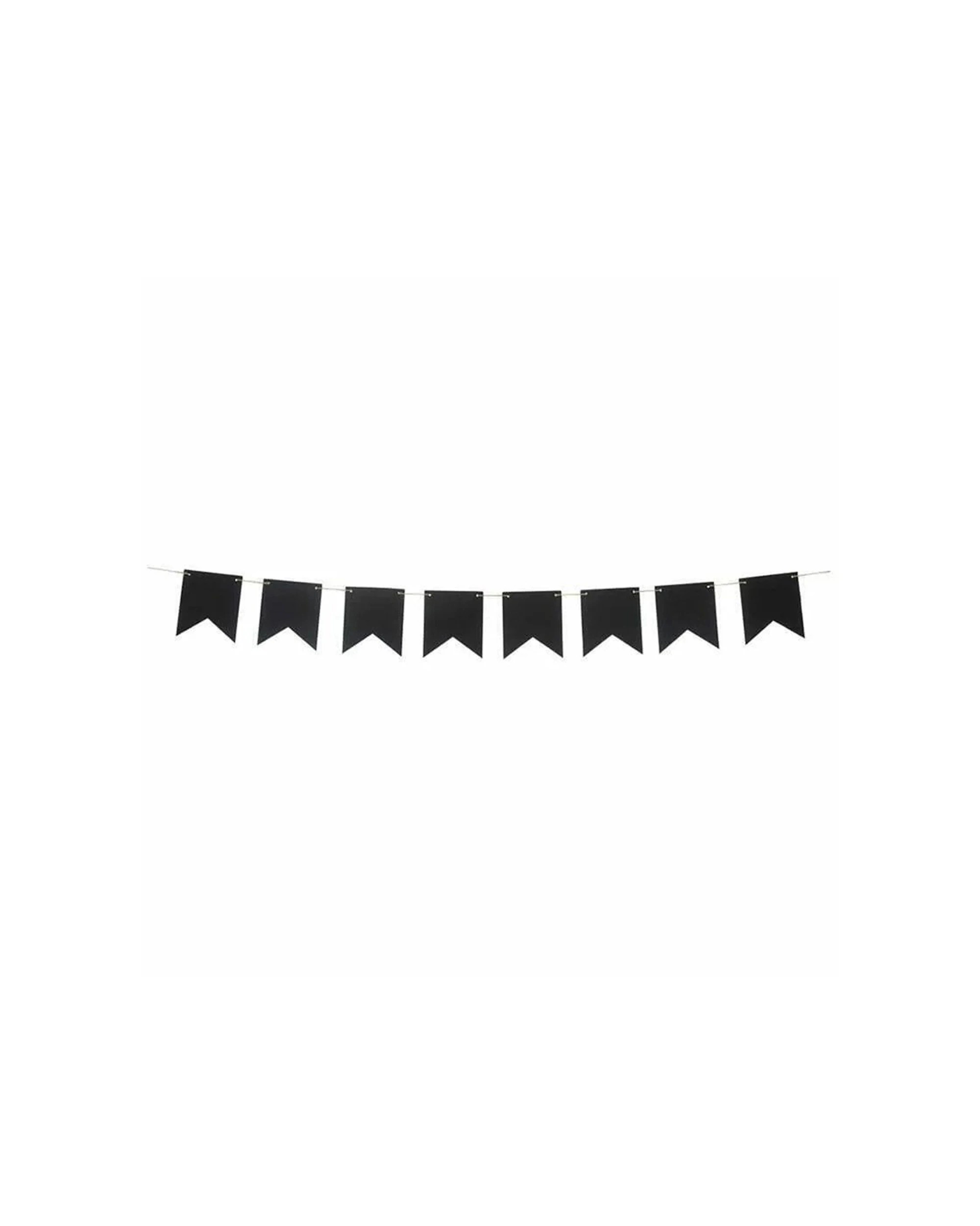 1 Party Maker Paper Bunting Decoration Accessory With Chalk - Black, 1 of 1