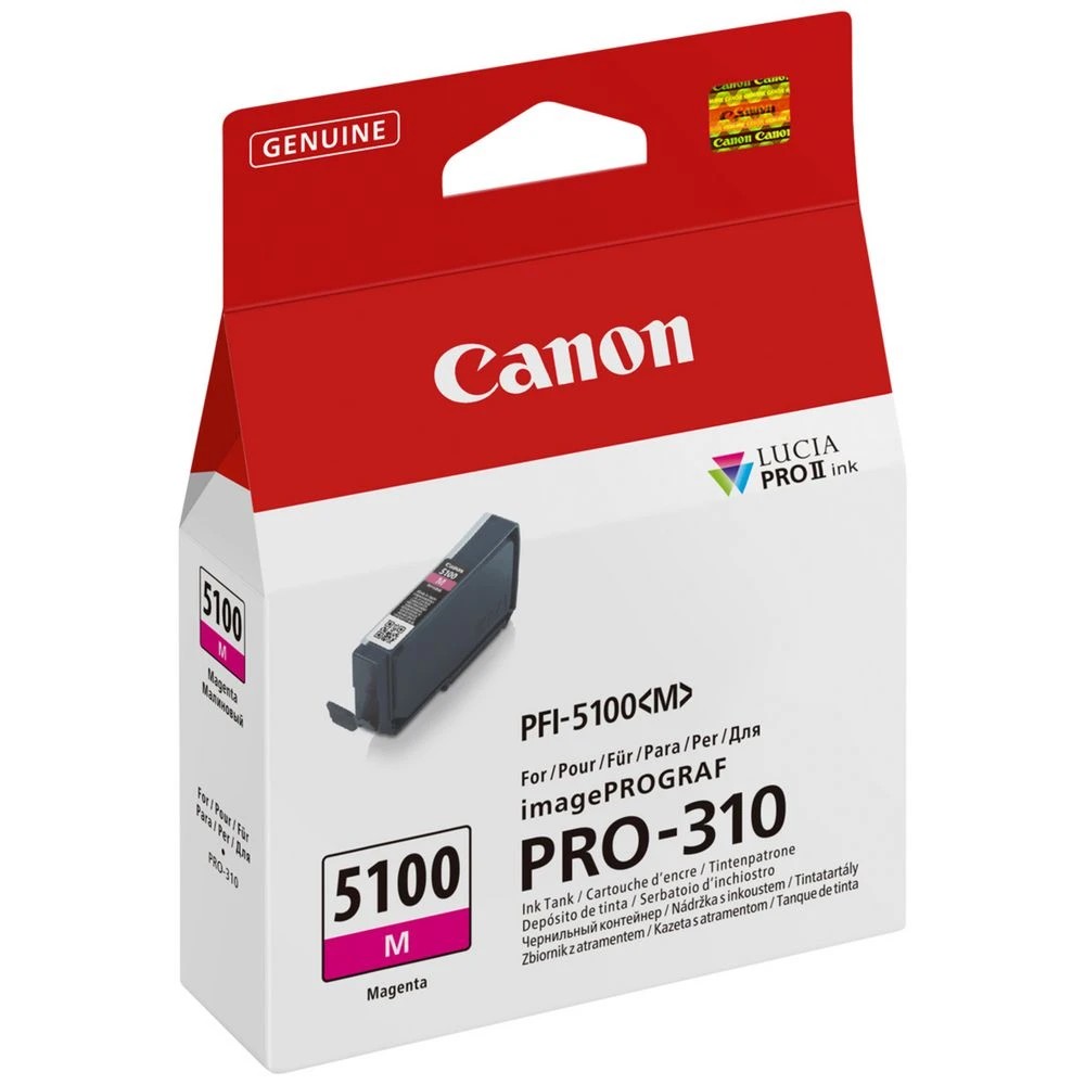2 Canon PFI-5100 Magenta Ink, 2 of 3