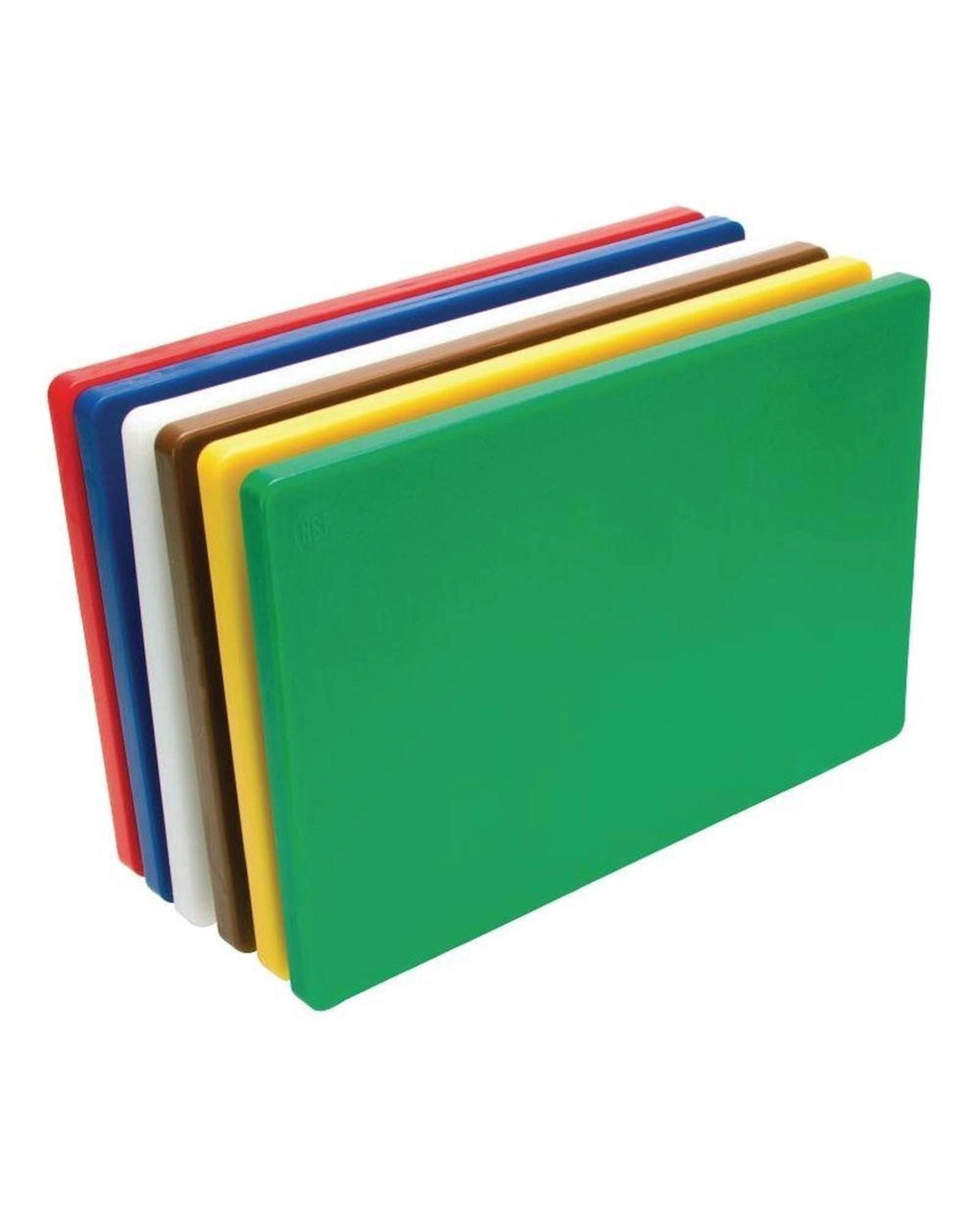 1 Trenton Set of 6 Colour Coded HACCP 300 x 450 x 13mm Polyethylene Cutting Chopping Reversible Boards, 1 of 7