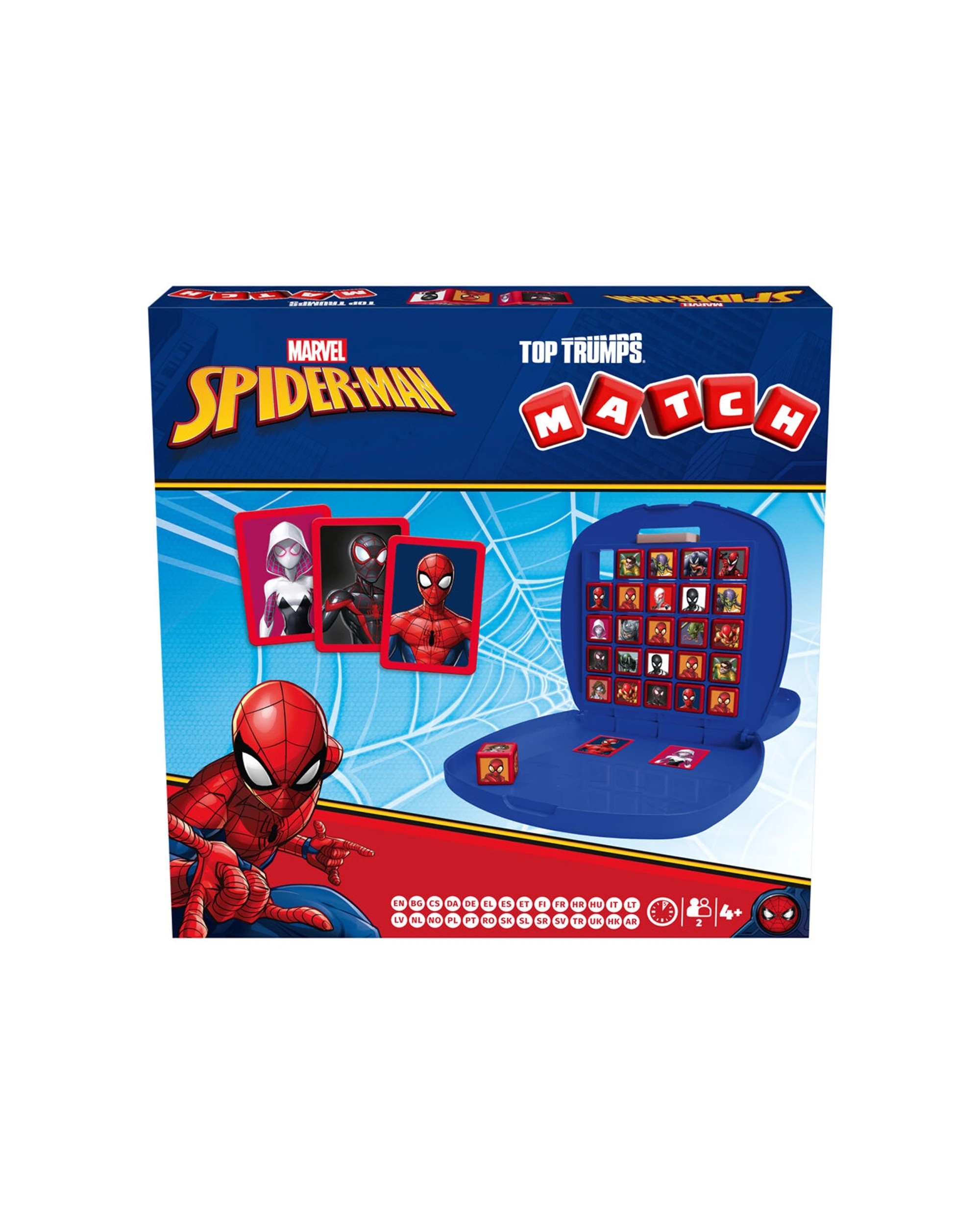 2 TOP TRUMPS 2PK Spiderman Edition 2025 Refresh Family And Kids Match Card Game - Blue, 2 of 8