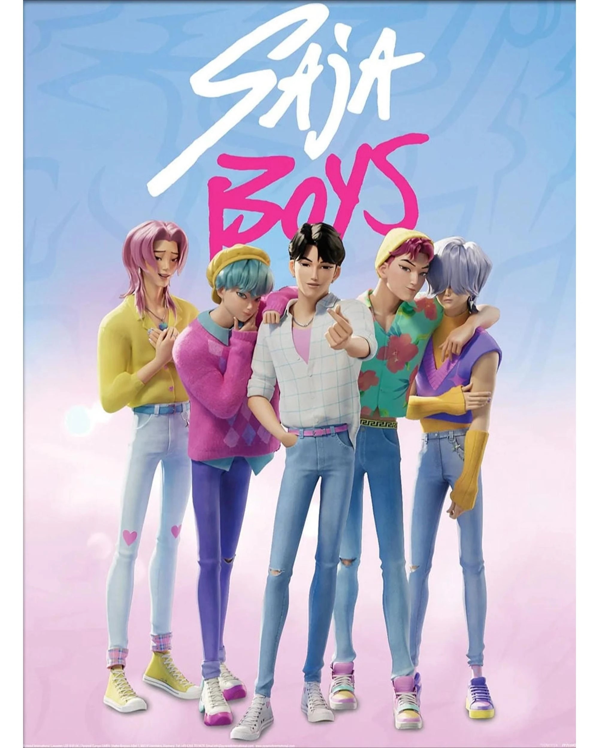 1 K-Pop Demon Hunters Saja Boys Poster, 1 of 1