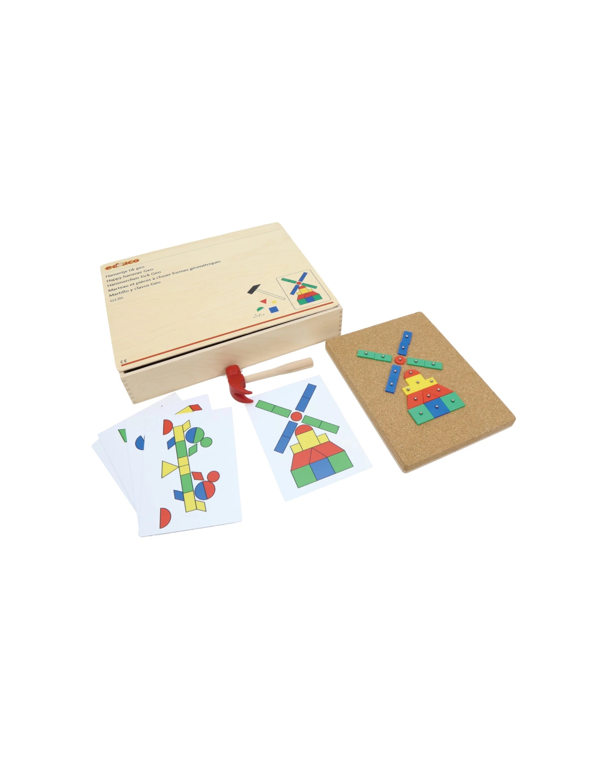 1 Educo Happy Hammer Geo Set Educational Toy - Multi, 1 of 1