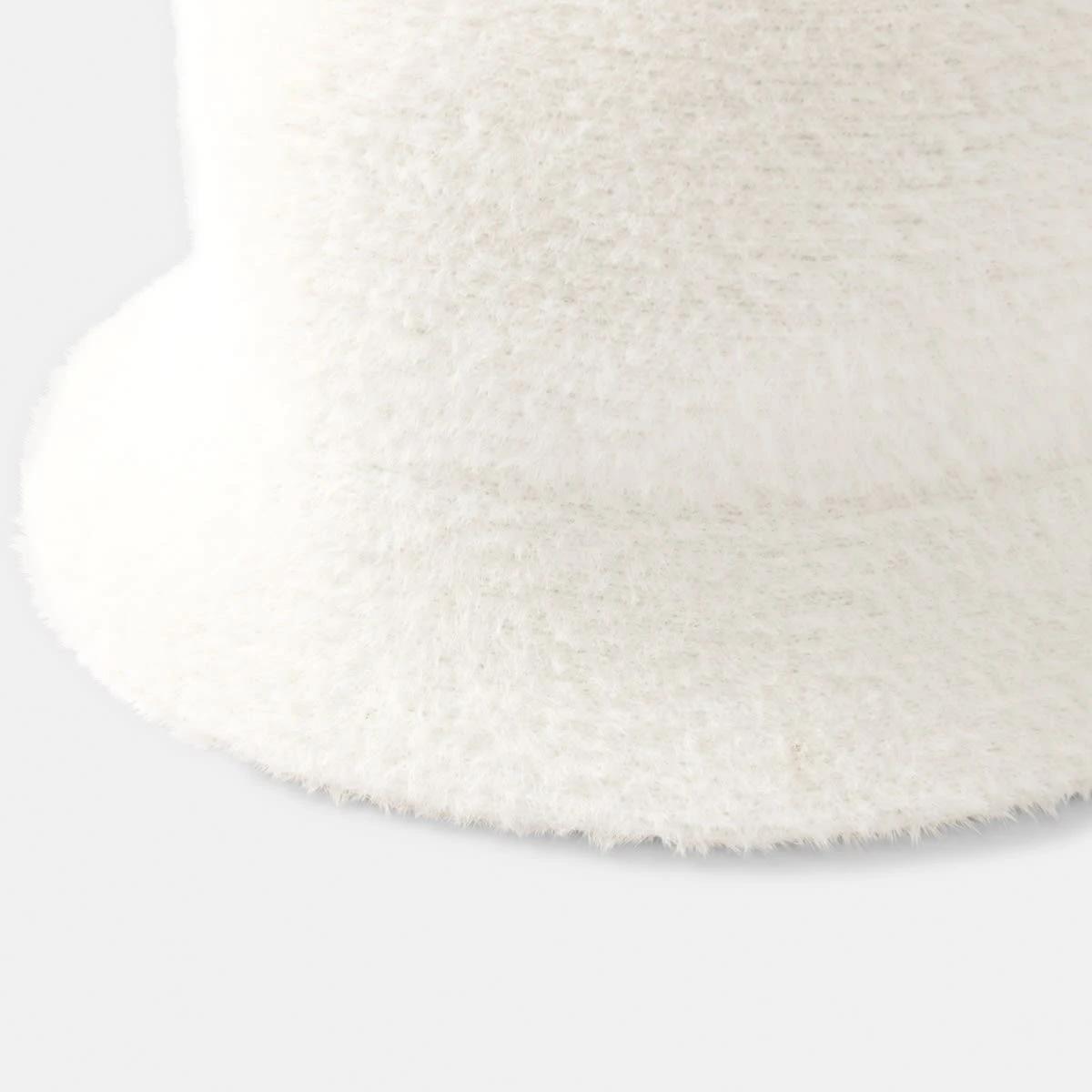 2 Fluffy Bucket Hat Ecru, 2 of 3