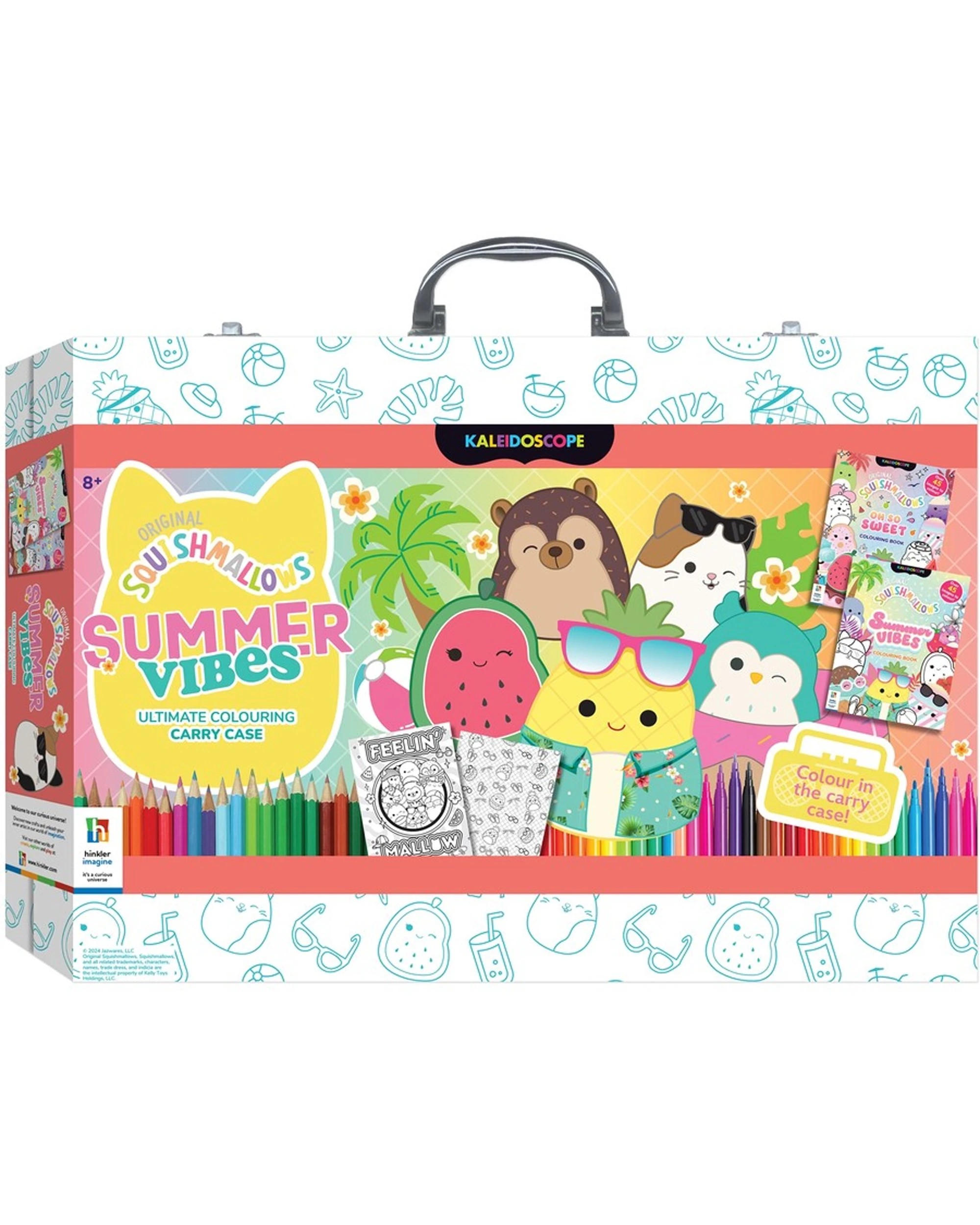 1 Squishmallow Summer Vibes Ultimate Colouring Carry Case - Multi, 1 of 7