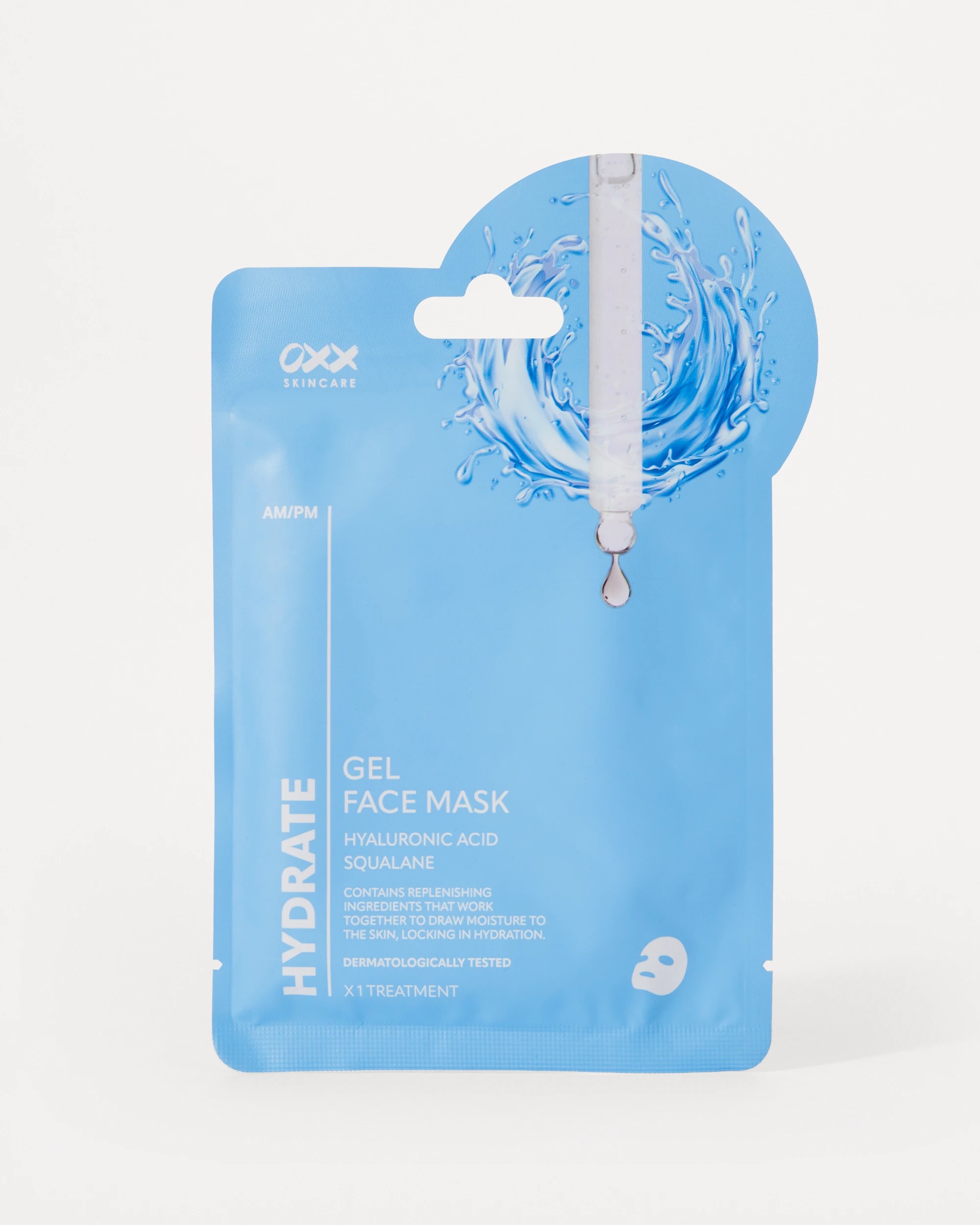 1 OXX Skincare Hydrate Gel Face Mask - Hyaluronic Acid and Squalane, 1 of 1