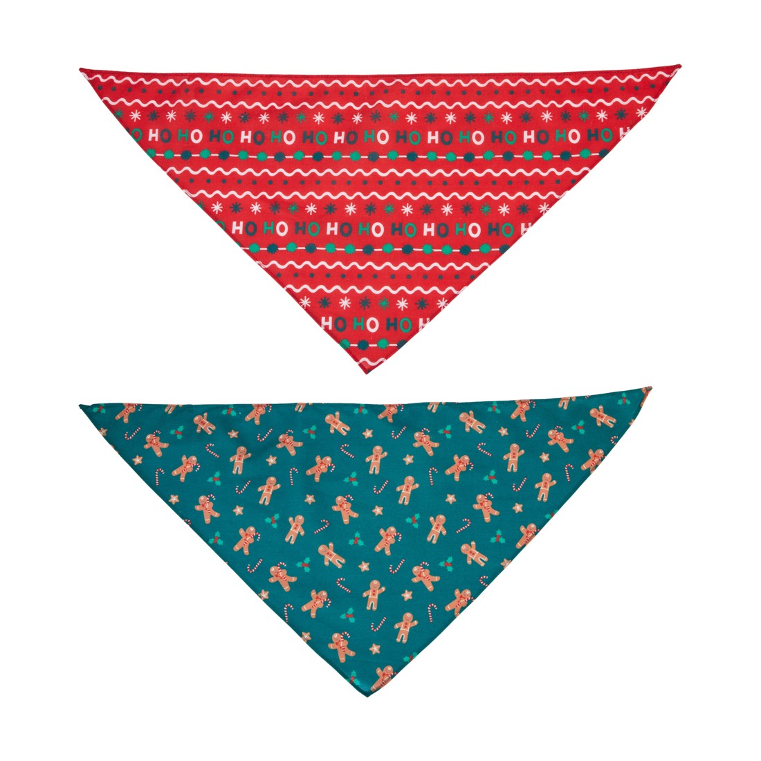 3 2 Pack Pet Christmas Bandana - Large to Extra Large, 3 of 6