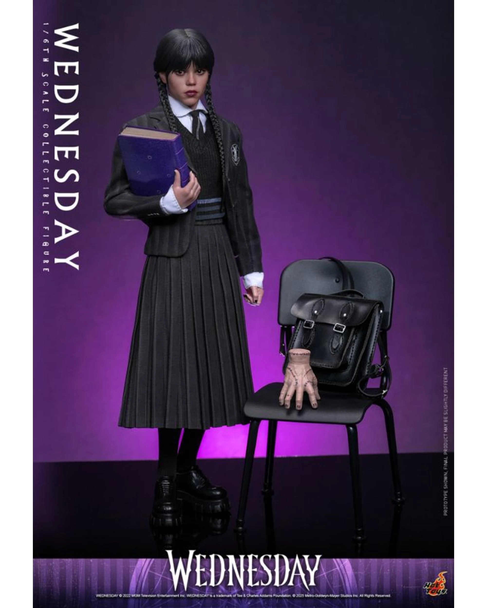 3 Hot Toys Wednesday Wednesday Addams 1:6 Scale 10 inch Action Figure, 3 of 9