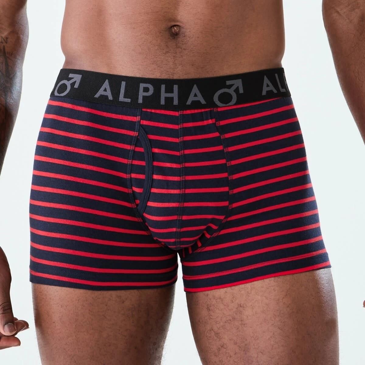 2 3 Pack Fly Front Stripe Trunks PREP STRIPE, 2 of 8