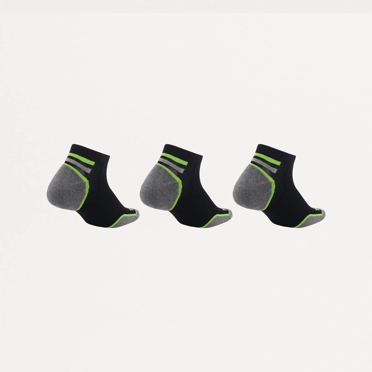 2 3 Pack Impact Zone Low Cut Sports Socks BLACK, 2 of 3