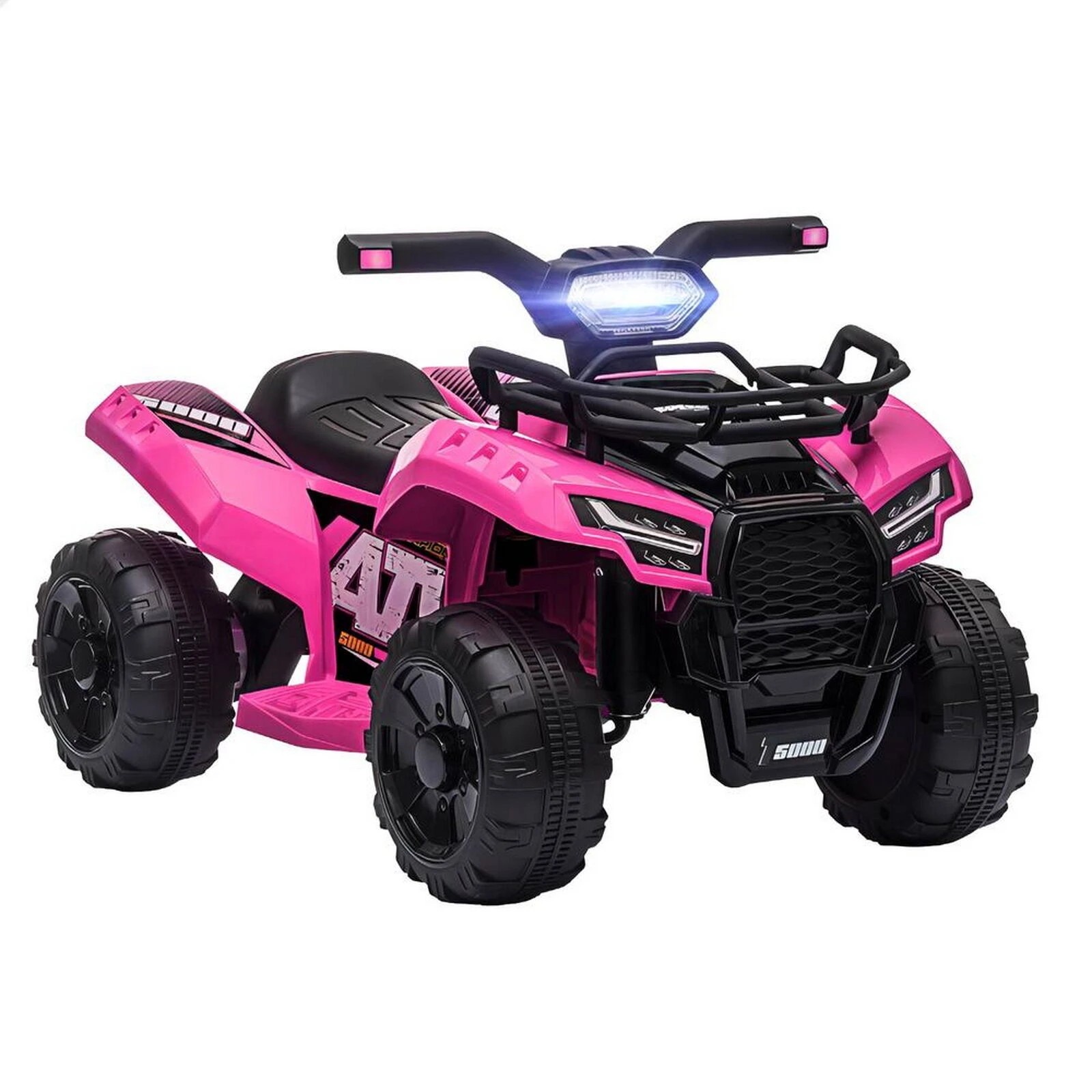 1 Alfordson Kids Ride On Car Electric ATV Toy 25W Motor W/ USB MP3 LED Lights - Pink, 1 of 10