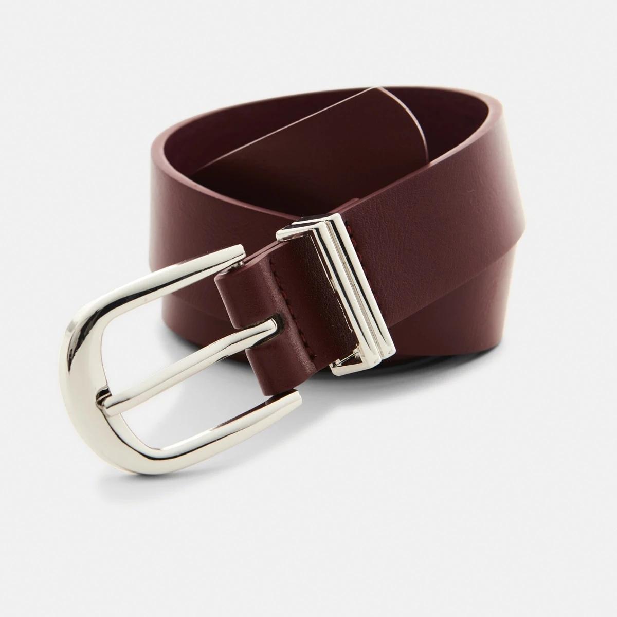 1 Plain Dress Belt Mulberry, 1 of 6