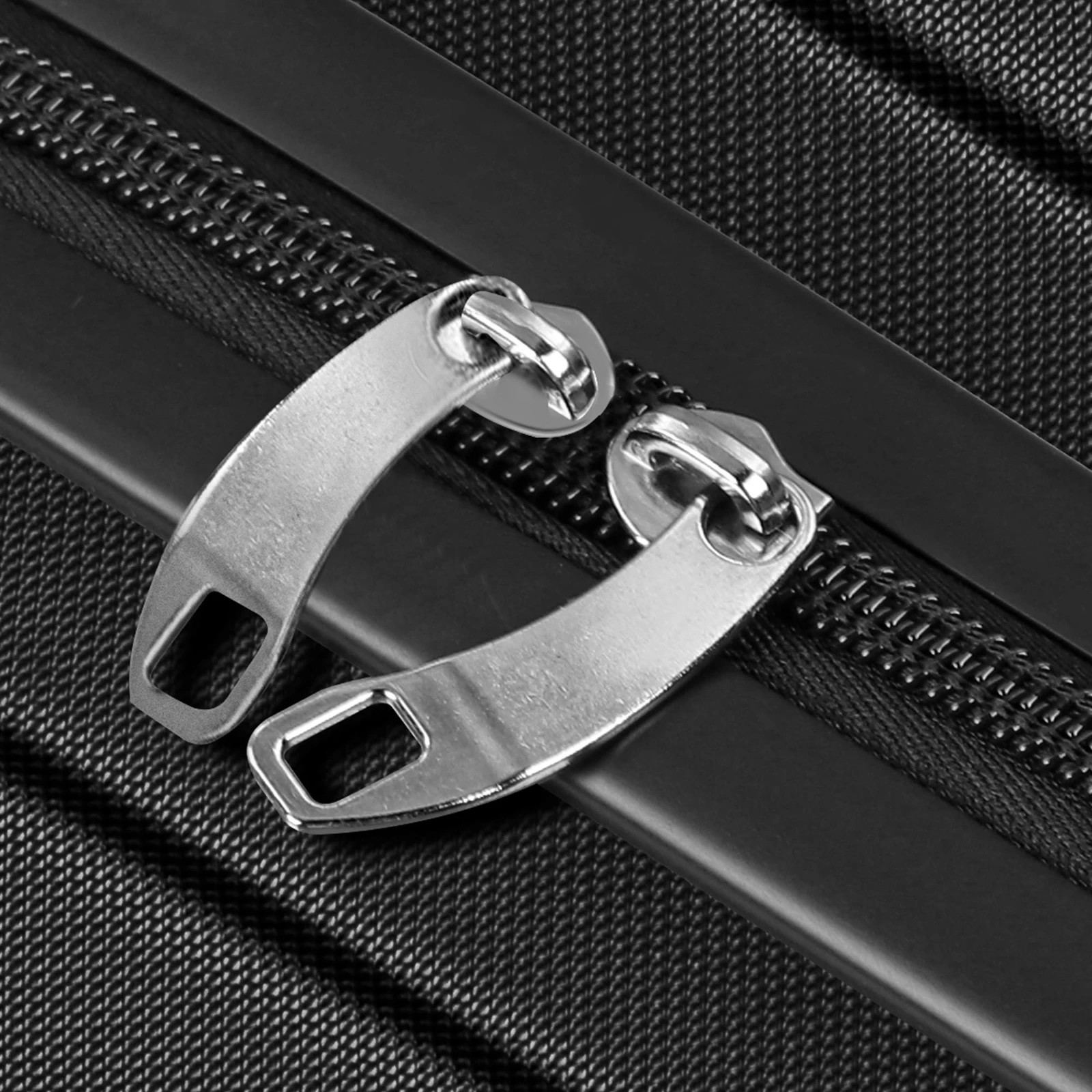 7 Alfordson Luggage 3PCS Set Suitcase ABS+PC Trolley TSA Hard Shell Case - Black, 7 of 10