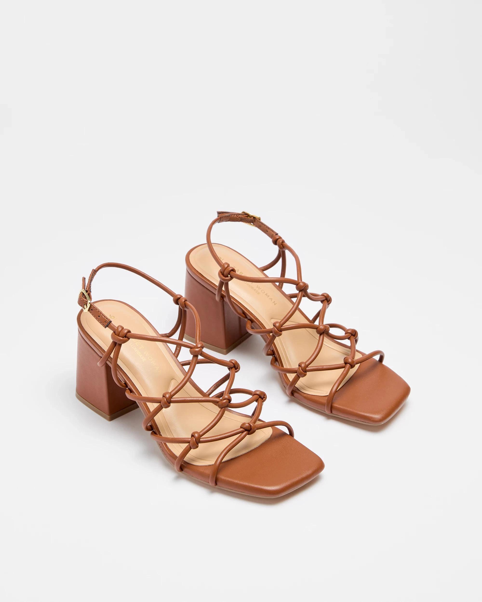 3 Target Woman Womens Strappy Mid Heel - Sarry TAN, 3 of 3