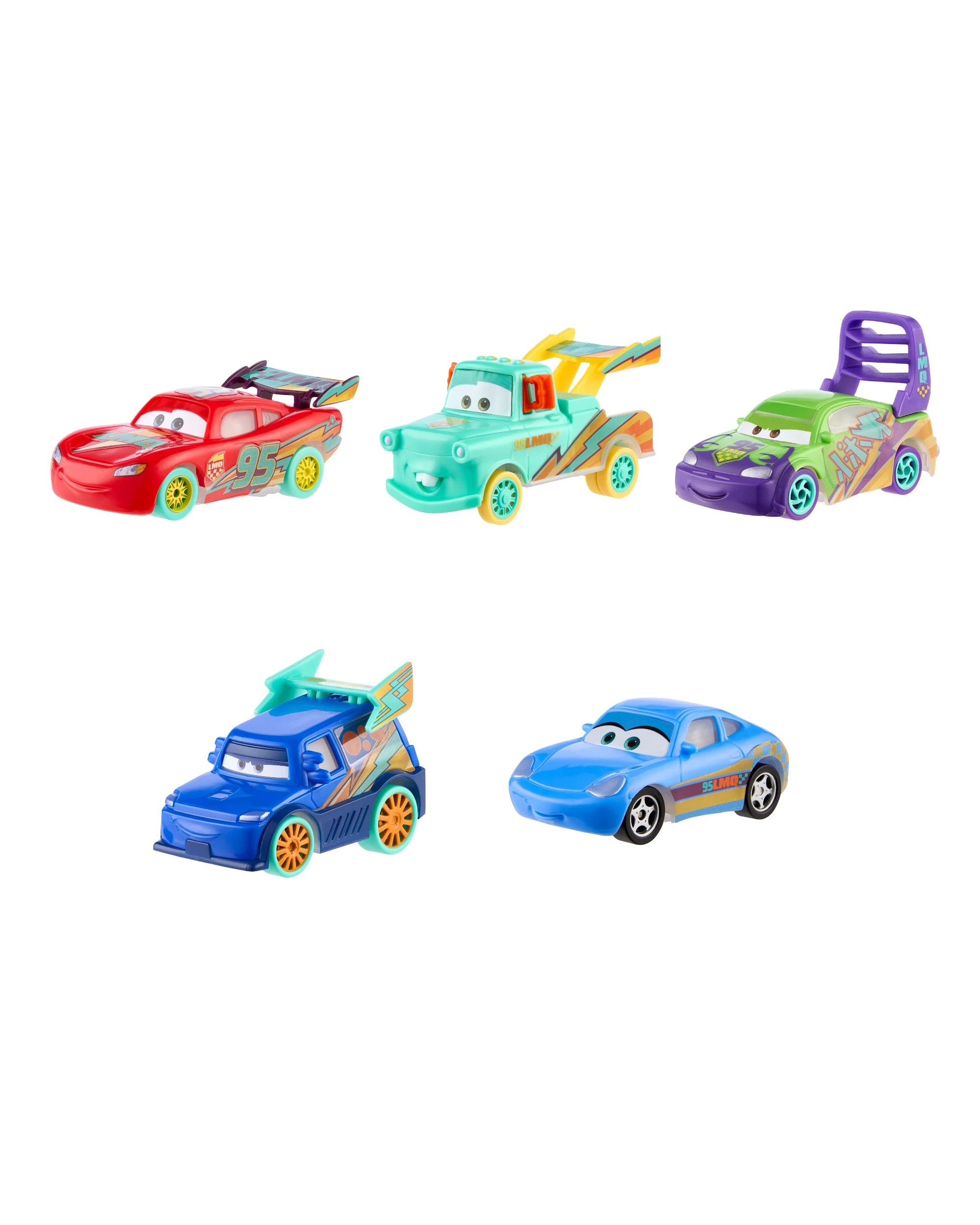 2 Disney and Pixar Cars 1:55 Scale Toy Vehicle - Assorted - Blue, 2 of 4