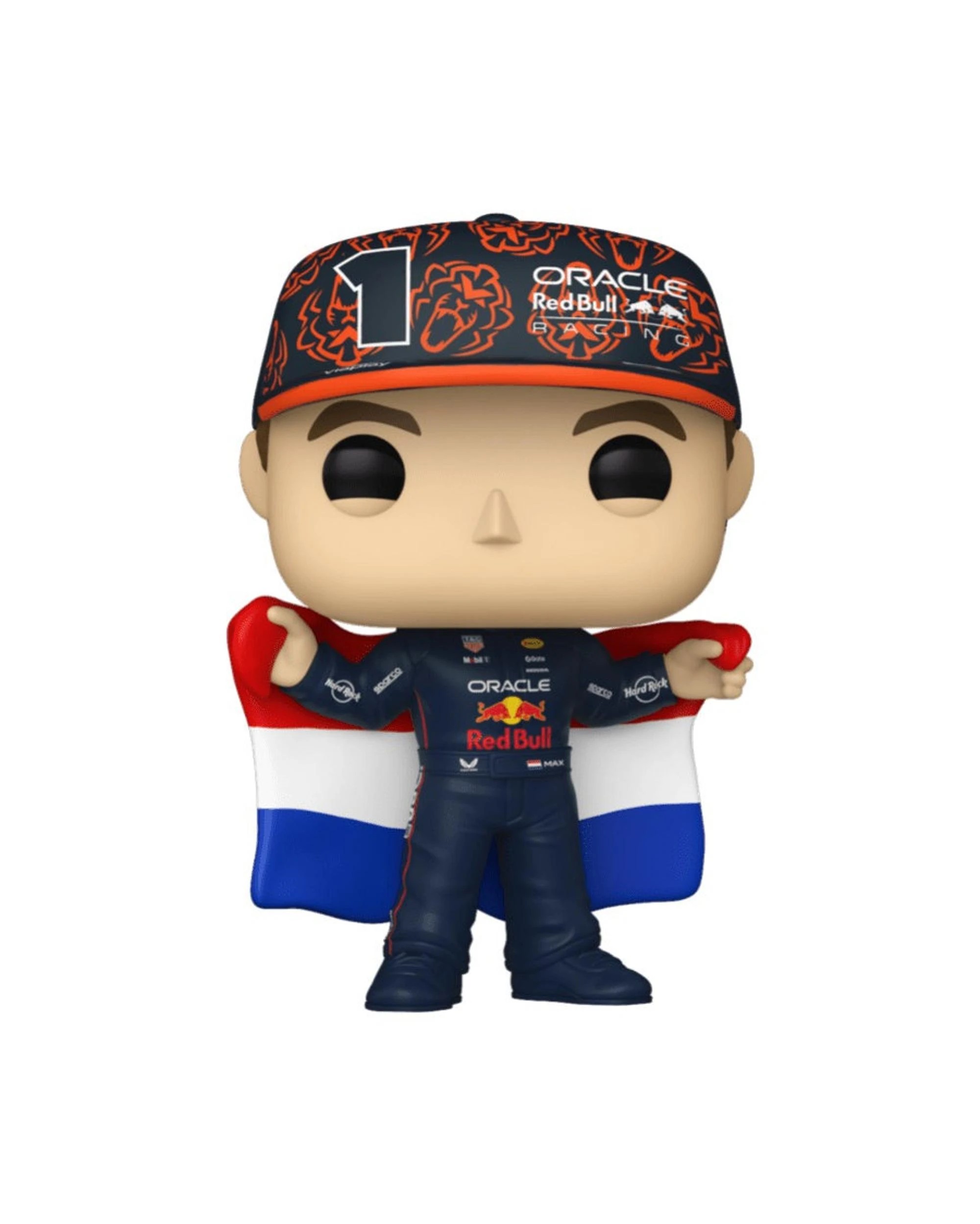2 Formula 1 Oracle Red Bull Racing Max Verstappen with Flag Funko POP! Vinyl, 2 of 3