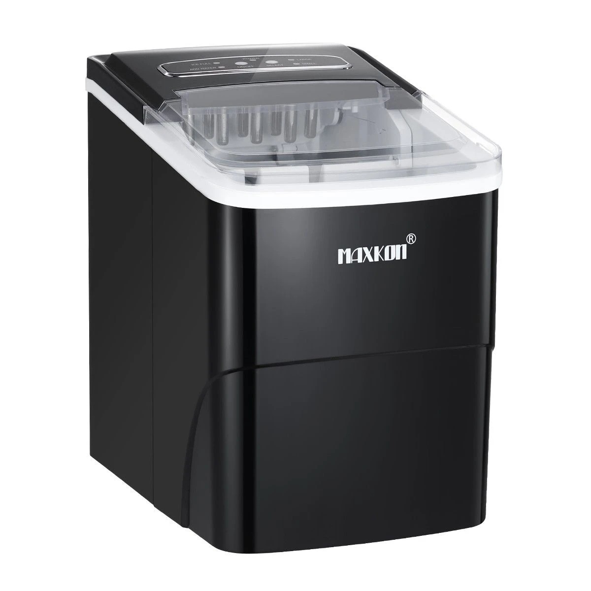1 MAXKON Ice Maker Cube Machine 12KG Capacity Black, 1 of 4