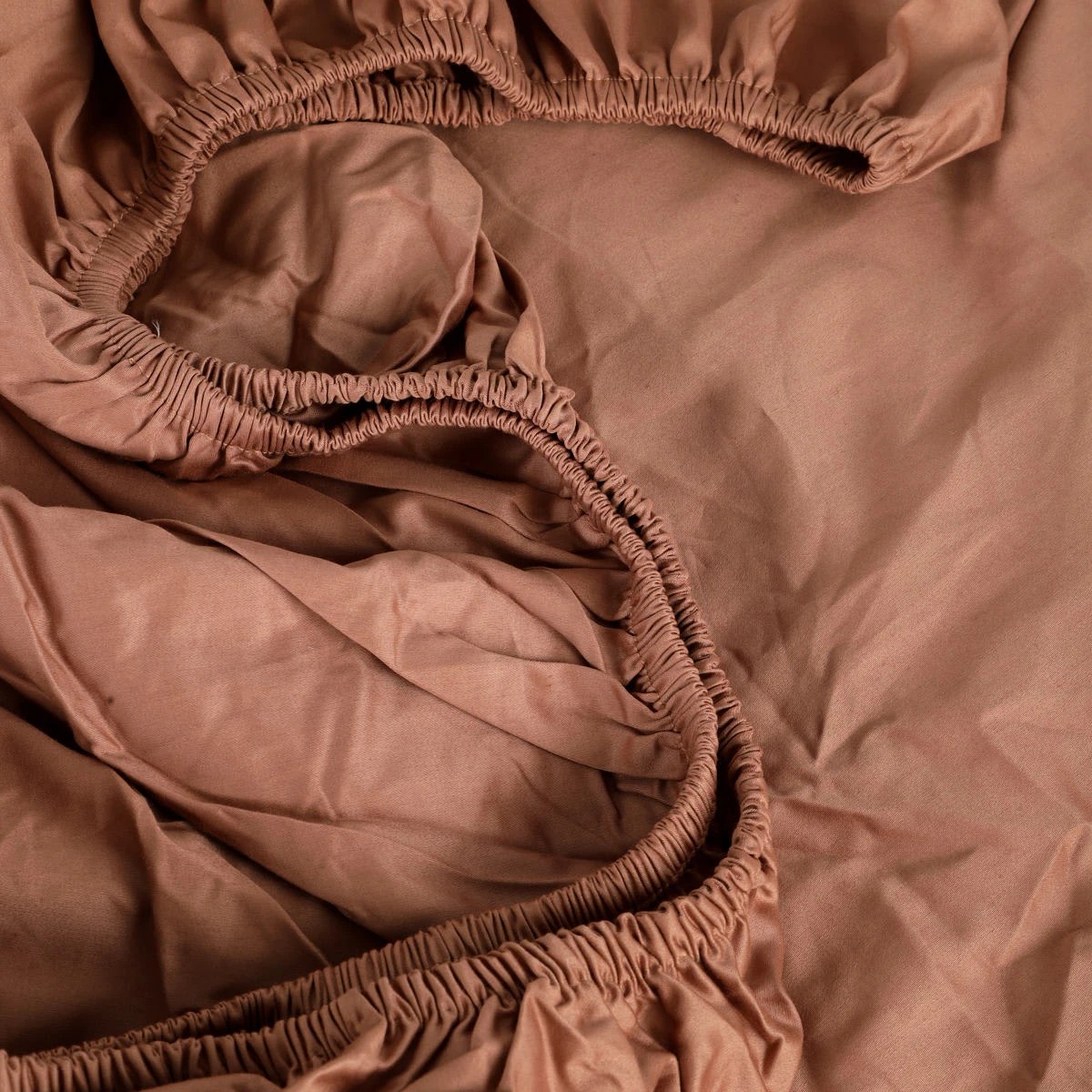 3 500 Thread Count Cotton Sheet Set - Double Bed, Tan, 3 of 6