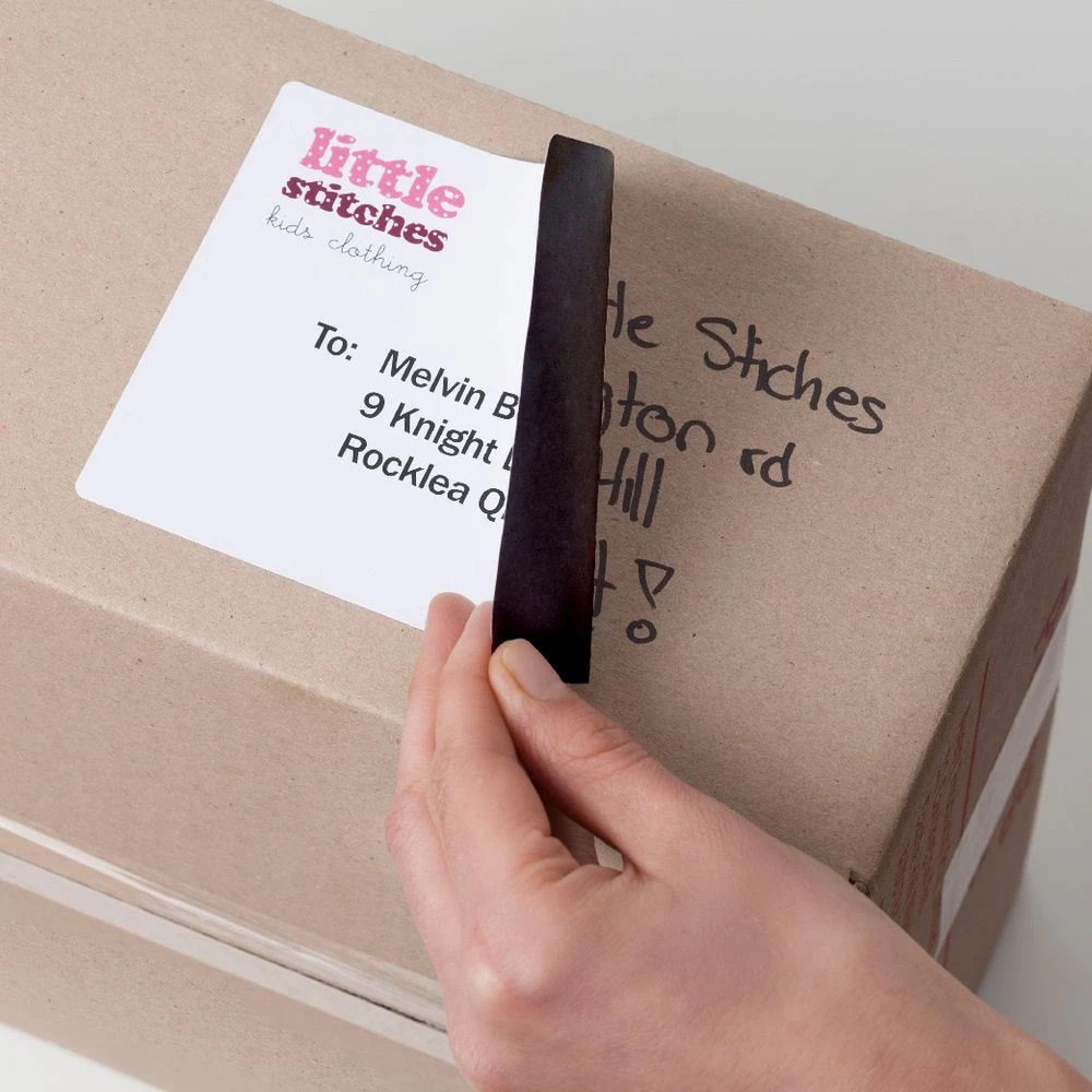 4 Avery 2UP Inkjet Laser Shipping Labels White 25 Sheets, 4 of 8