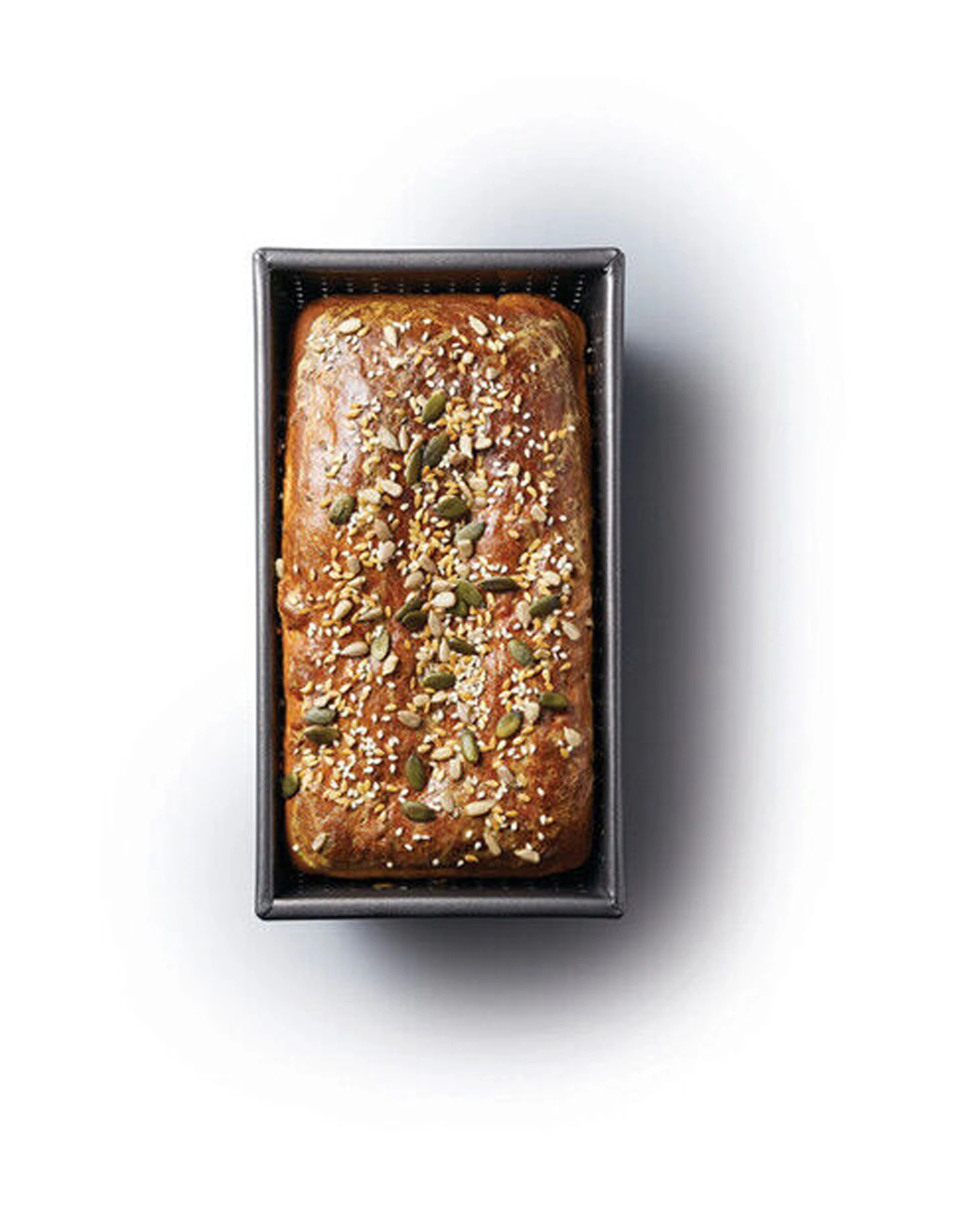 6 Mastercraft 2x 21x11cm Crusty Bake Non-Stick Box Sided Loaf Bread Pan - Black, 6 of 8