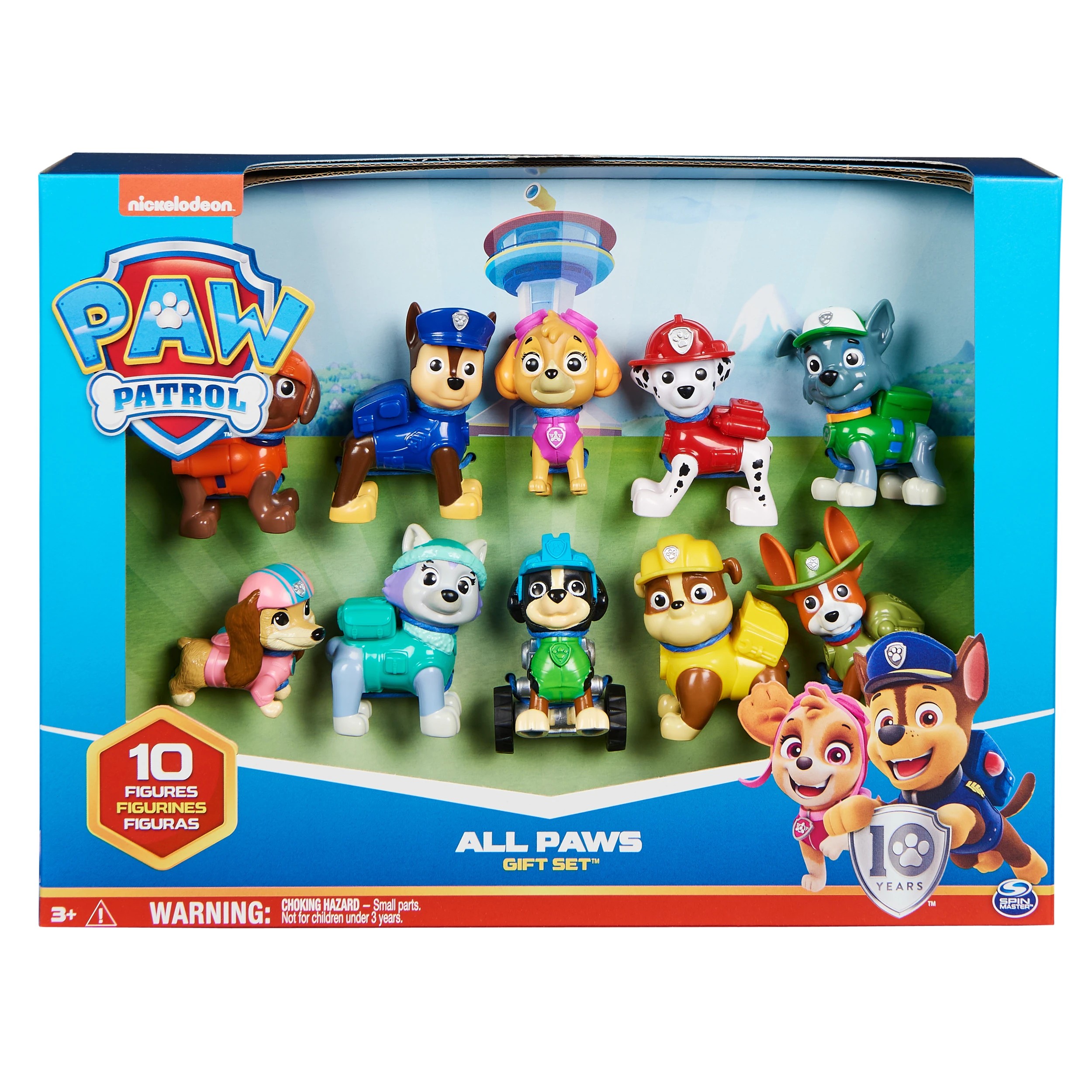 1 PAW Patrol , 10th Anniversary , All Paws On Deck Toy Figures Gift Pack - Multi, 1 of 8