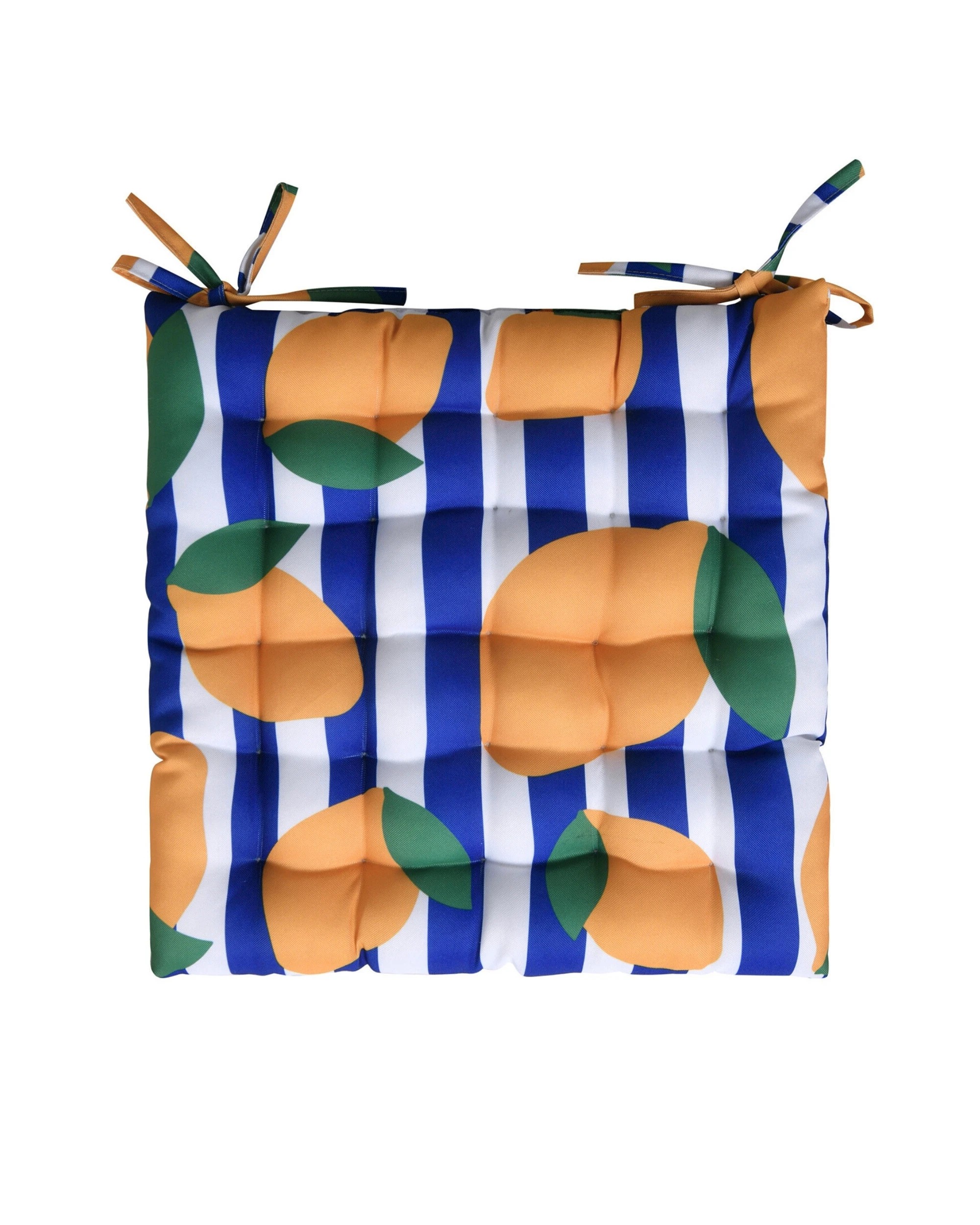 2 Vibes Limone Printed Outdoor Seat Cushions (Set of 4) 40x40cm - Limone, 2 of 8