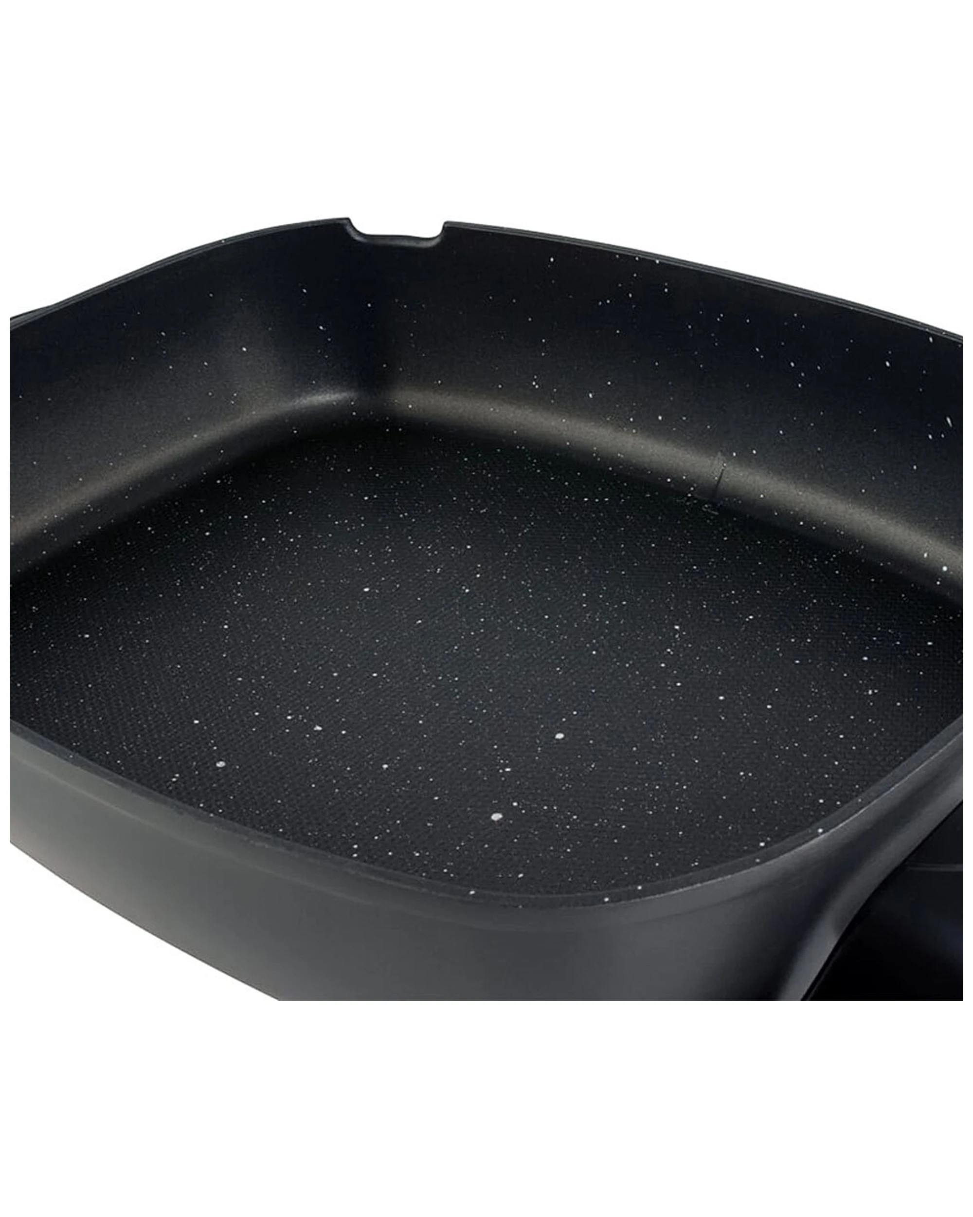 6 Westinghouse 2400w Non-stick Electric Skillet Fry Pan W/ Glass Lid Cookware Grey - Grey, 6 of 8