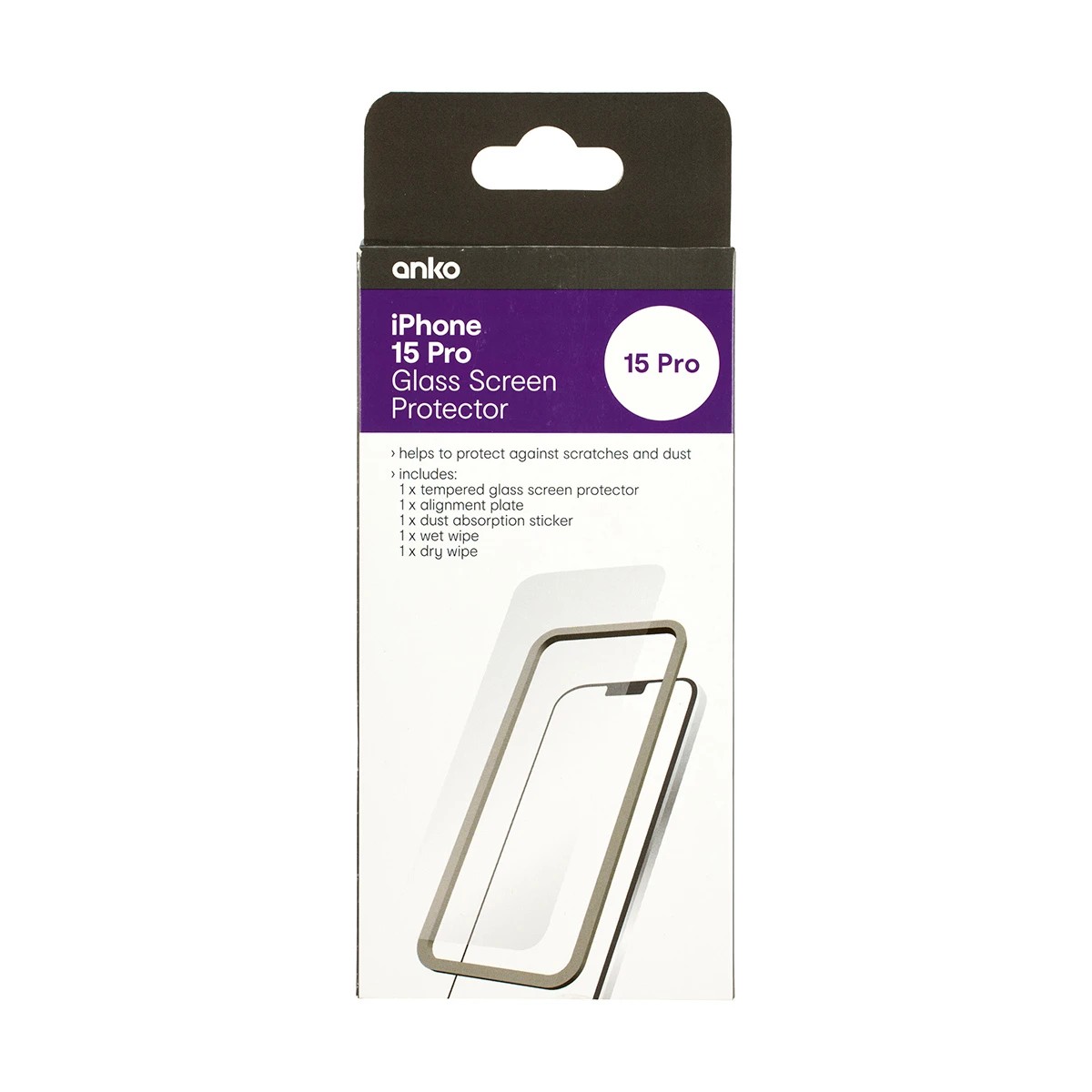 1 iPhone 15 Pro Protector Glass, 1 of 3