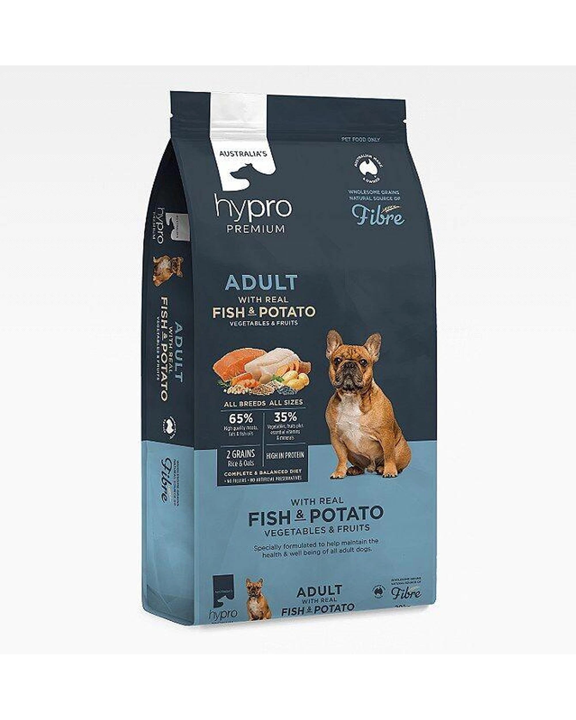 1 Hypro Premium Adult All Breeds Dry Dog Food with Real Fish & Potato 2.5kg, 1 of 1
