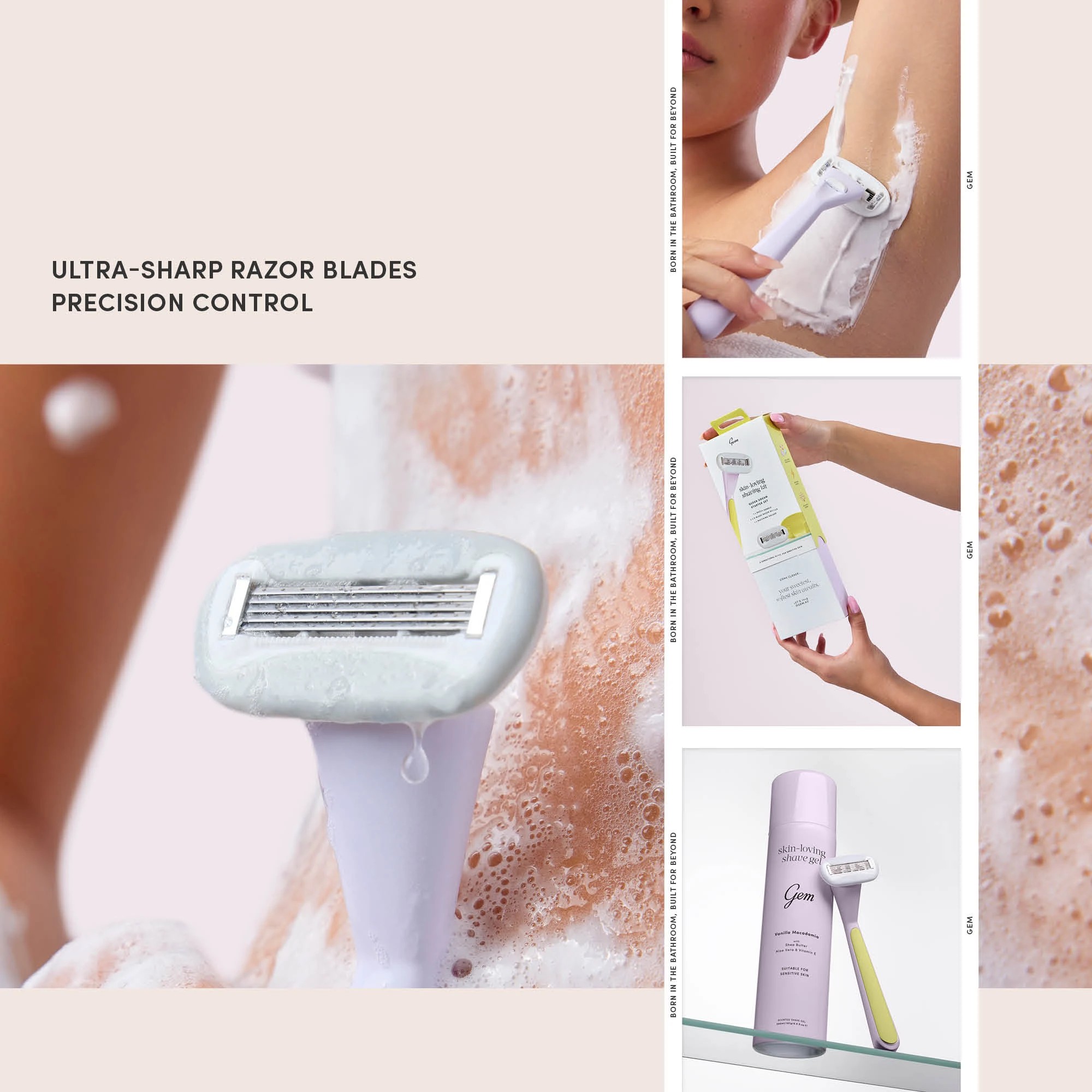 7 Gem Queen Dream Starter Set Skin-Loving Shave Kit, 7 of 8