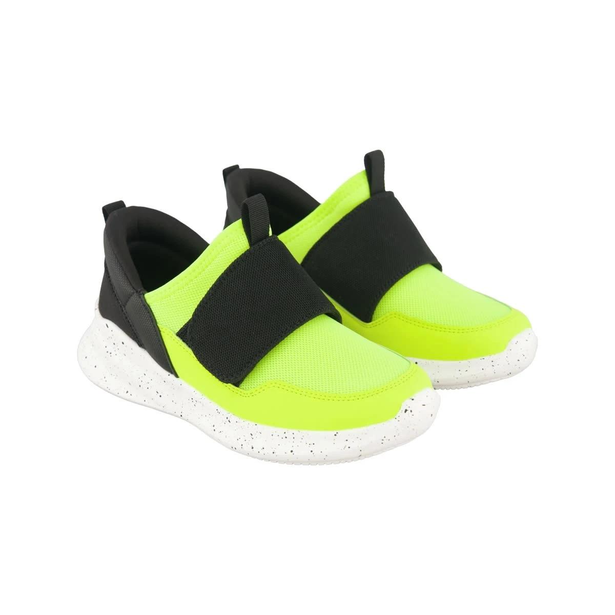 4 Senior Pull On Sneakers Yellow, 4 of 5