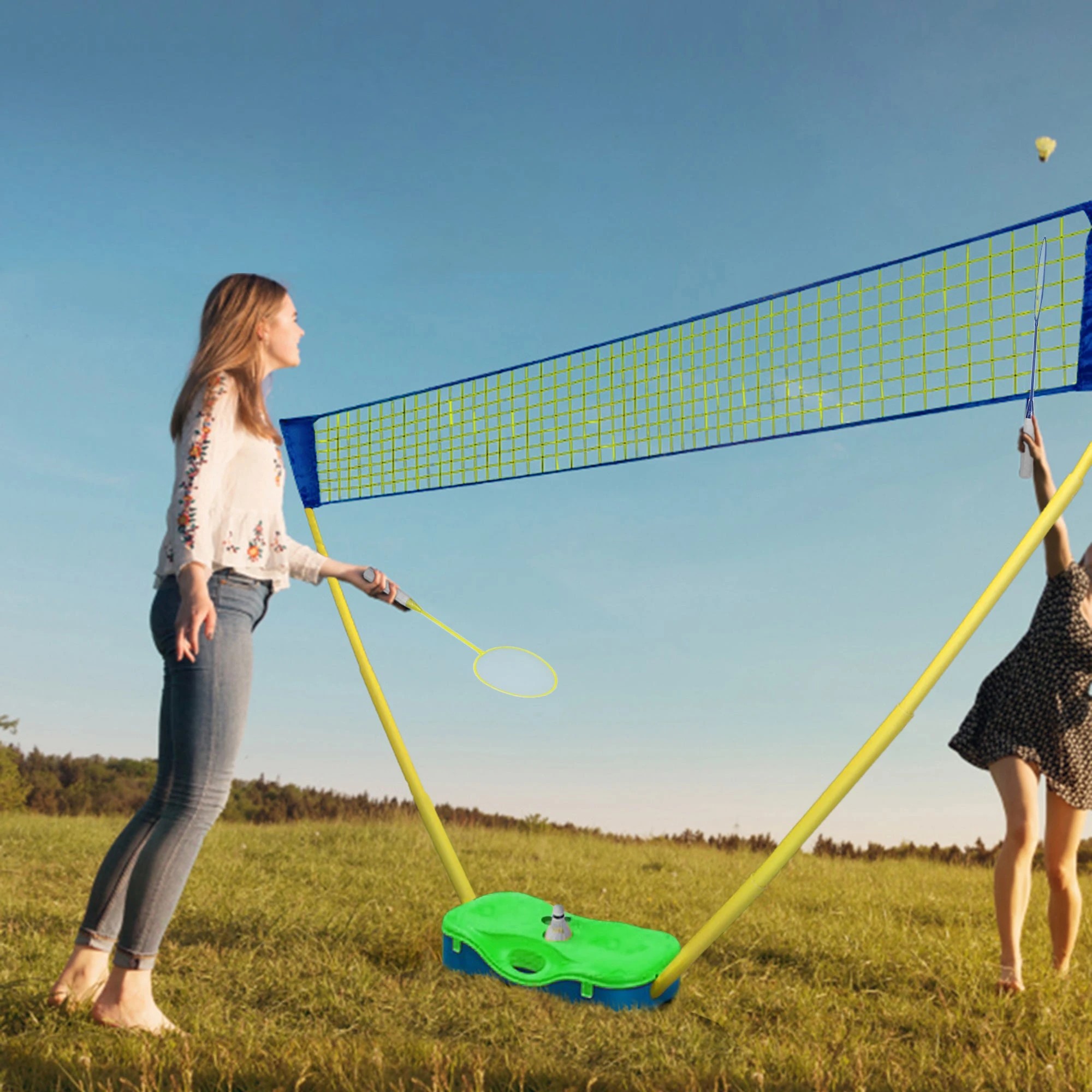 3 Elora Portable 3 In 1 Badminton Tennis Set Volleyball Outdoor Net Set, 3 of 10
