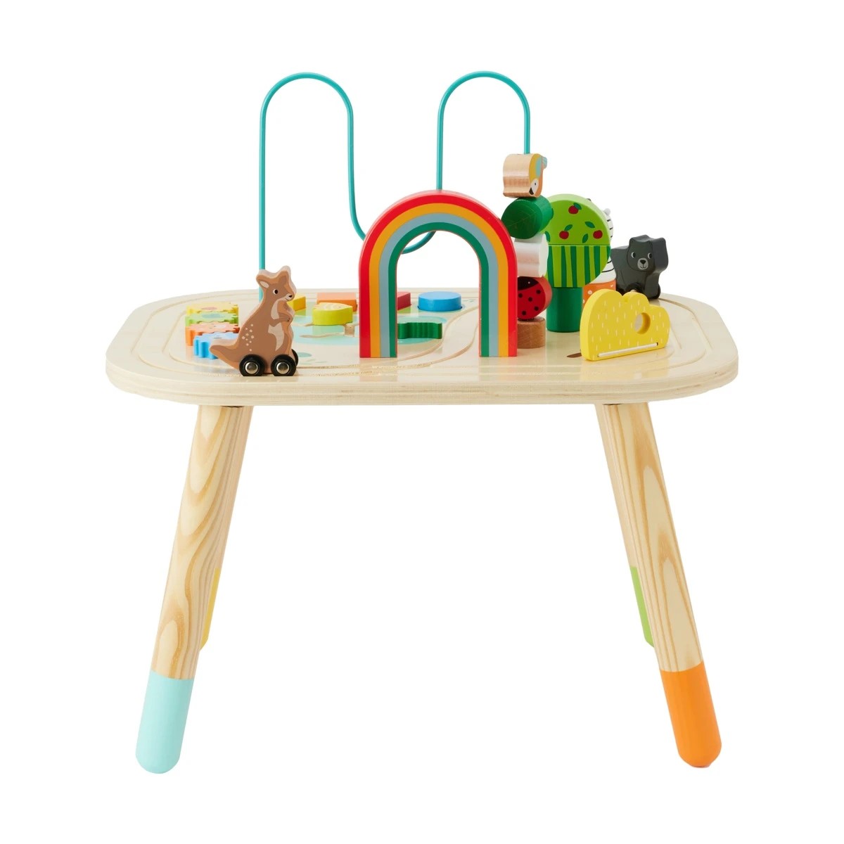 7 Wooden Play: Wooden Activity Table, 7 of 11