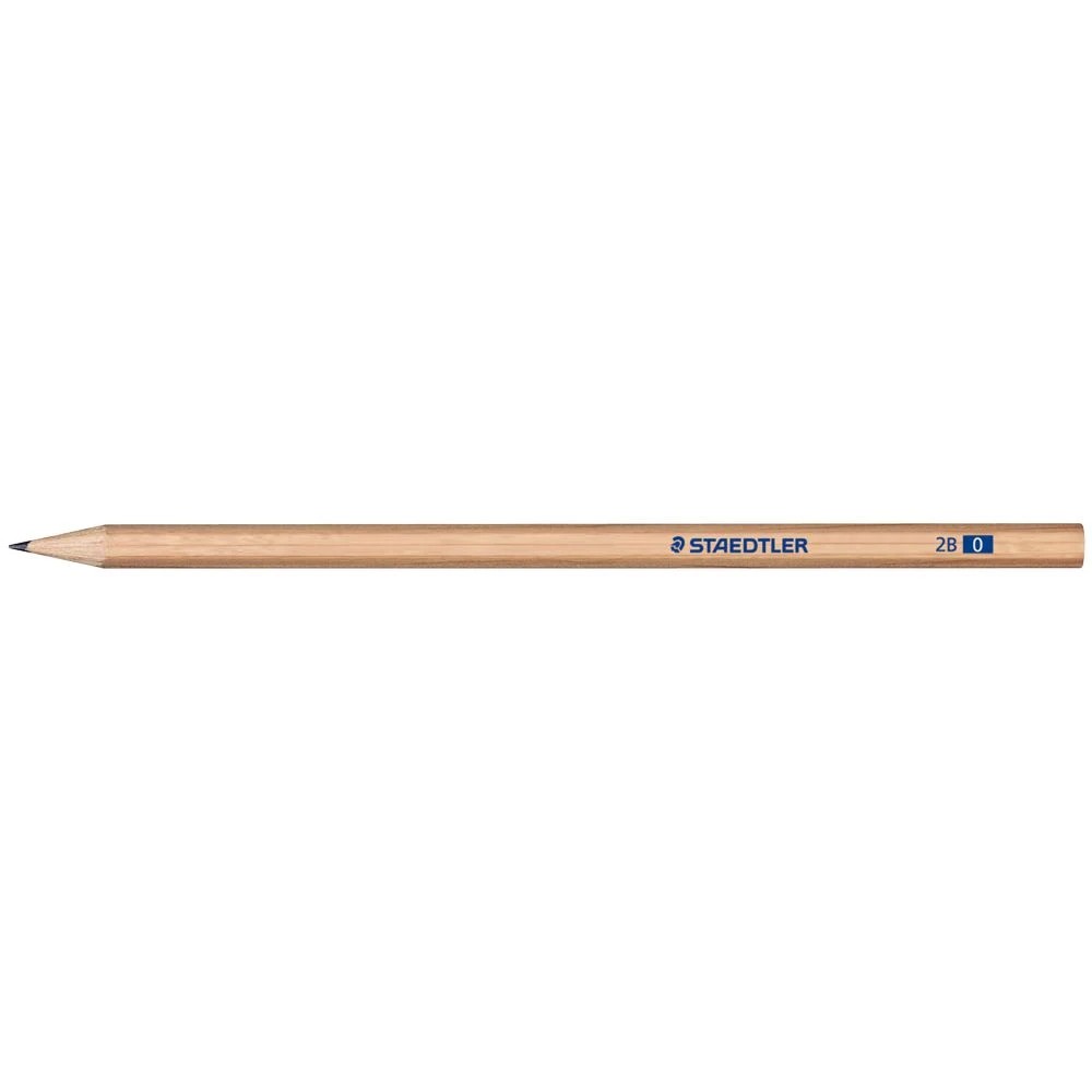 2 Staedtler Natural Graphite Pencils 2B 12 Pack, 2 of 3