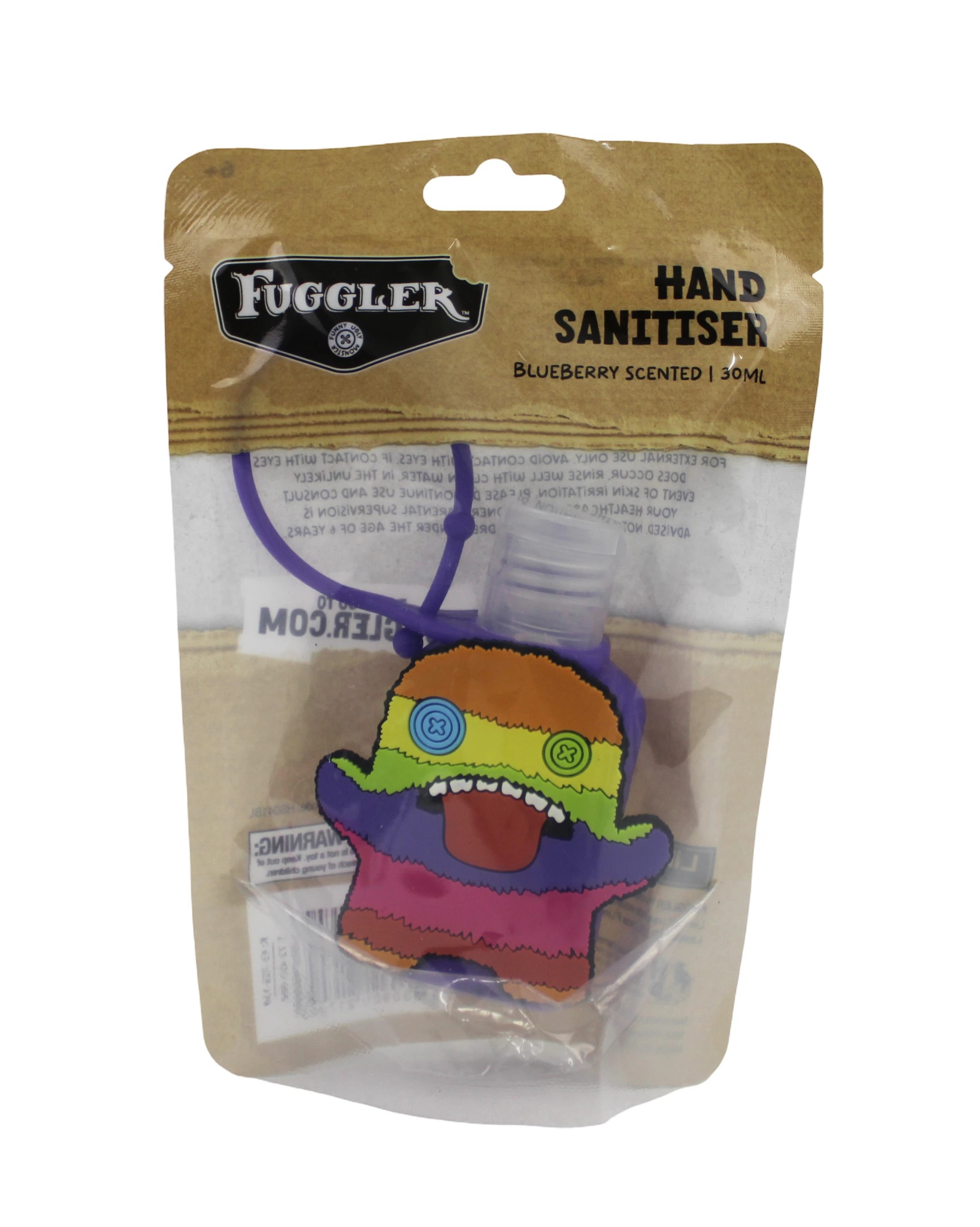 1 Fuggler Hand Sanitiser 30ml - Blueberry Scented, 1 of 4