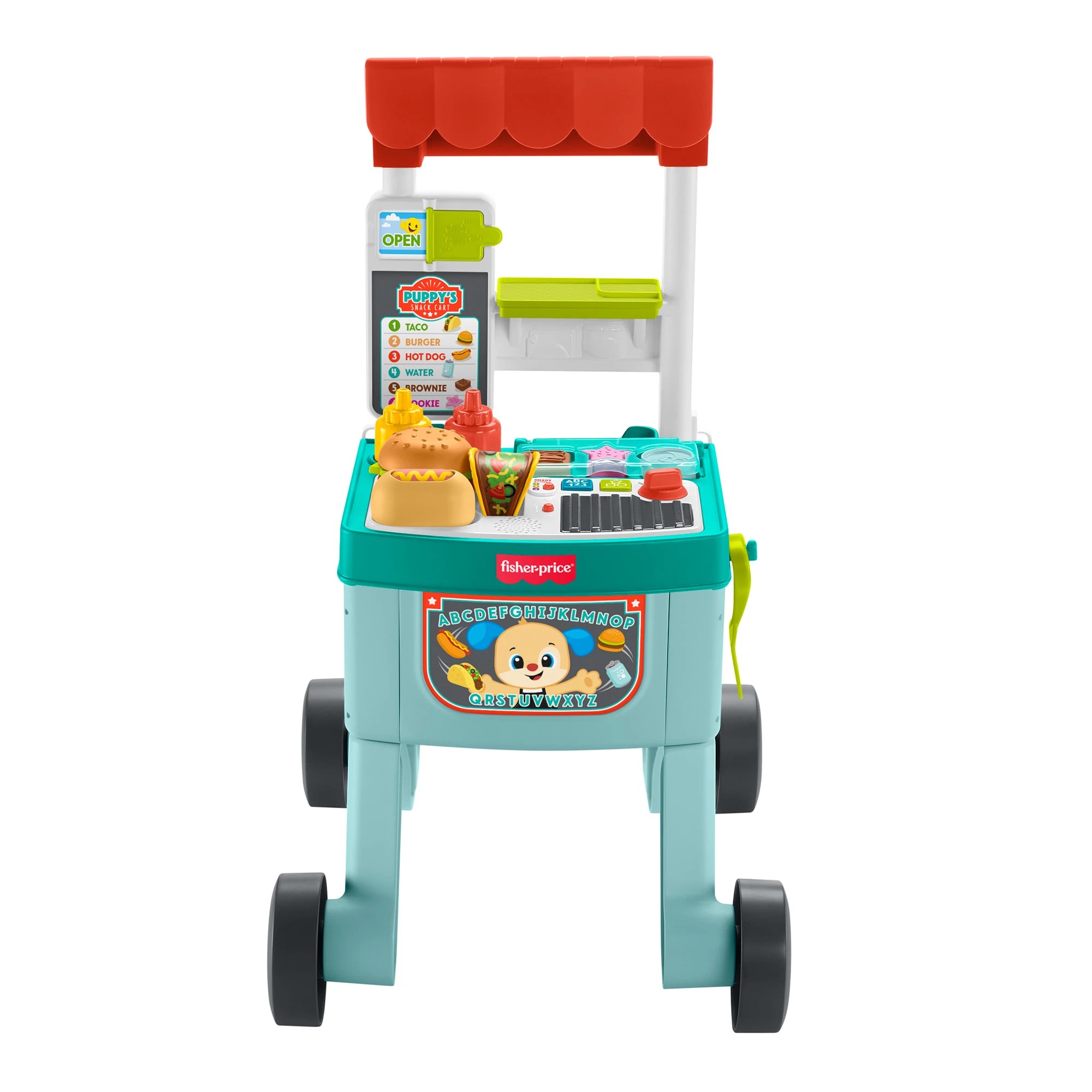 2 Fisher-Price Laugh & Learn 4-in-1 Snack Cart Walker Baby & Toddler Learning Toy, 2 of 7