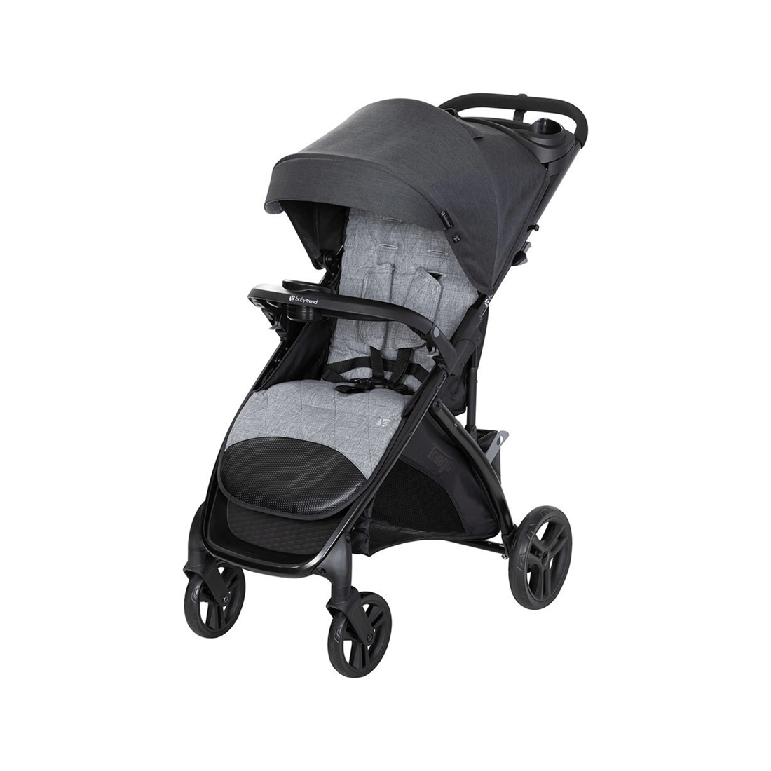 1 Baby Trend Tango Stroller With Canopy Upf 50 Protection Evening Baby Pram Toddler Kids
 - Grey, 1 of 9