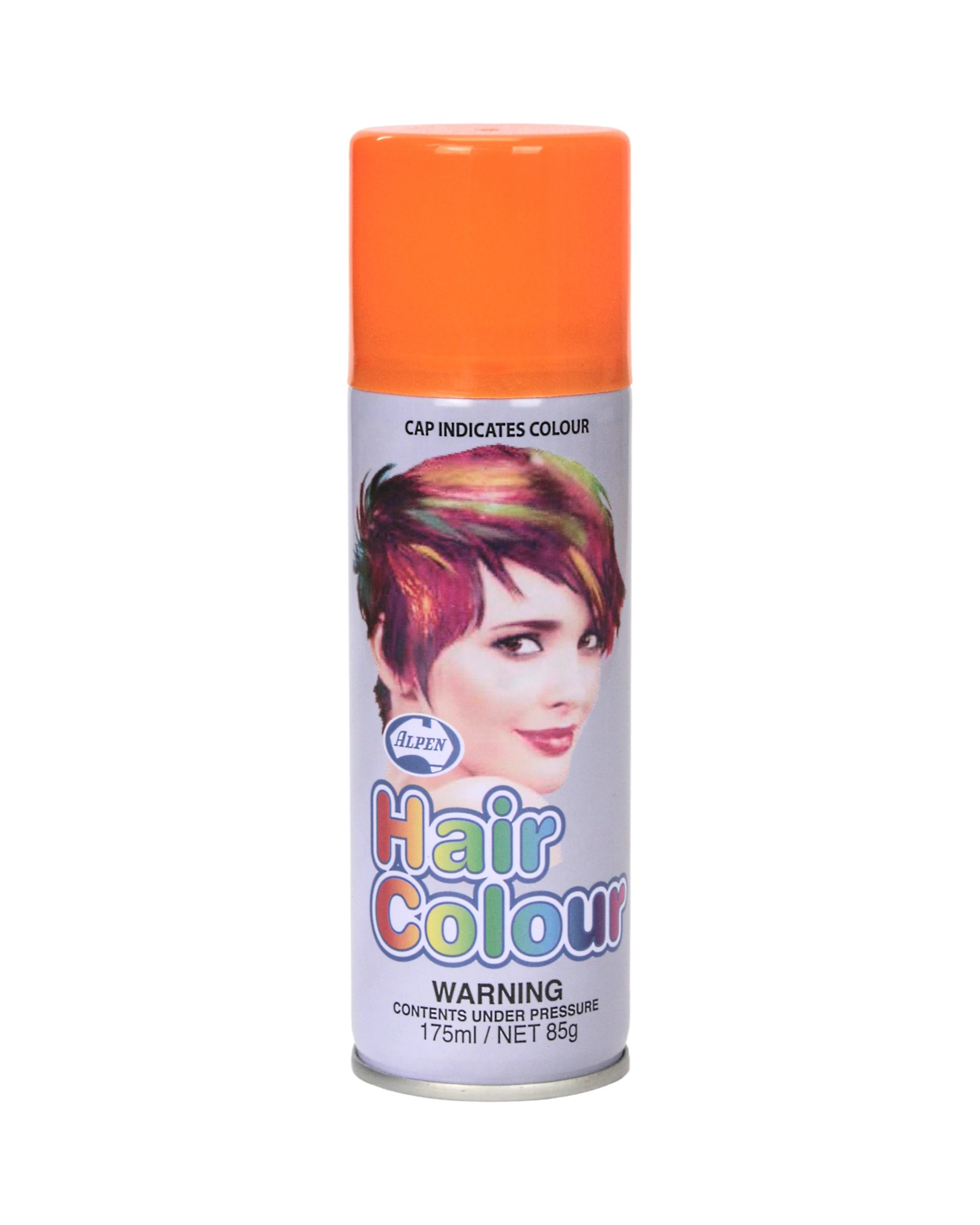 1 Alpen Coloured Hair Spray - Orange, 1 of 2