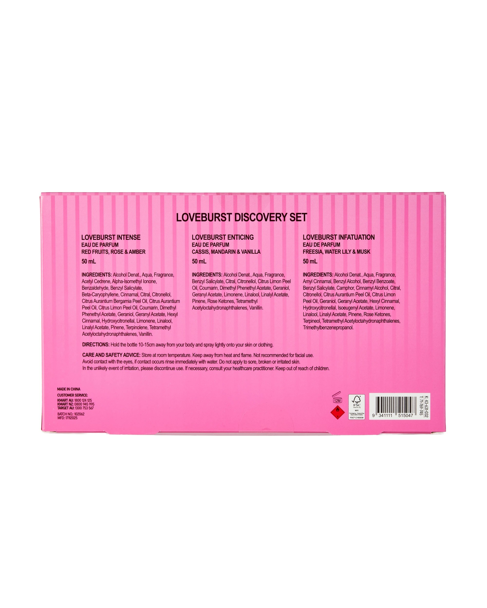 6 OXX Fragrance Loveburst Discovery Set Eau de Parfum Collection, 6 of 6