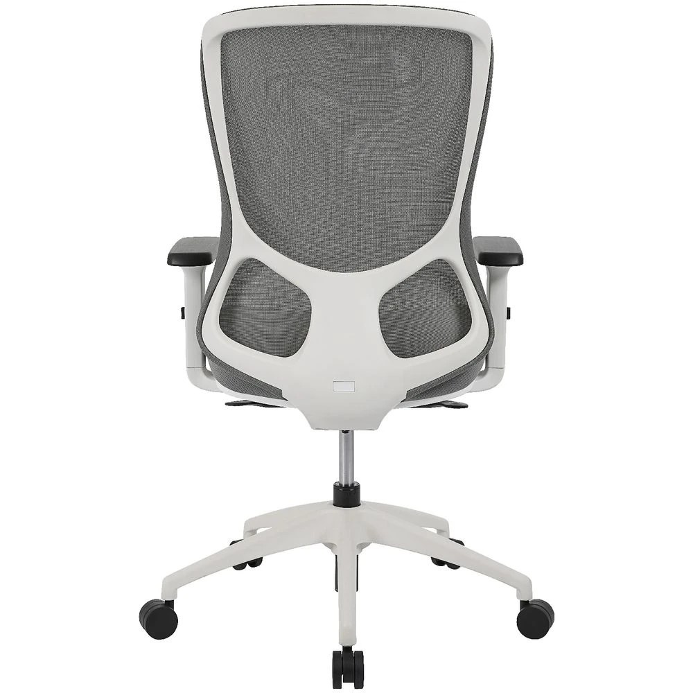 4 J.Burrows Halifax Ergonomic Chair Grey/White Ergonomic Chairs and Desk Chairs, 4 of 10