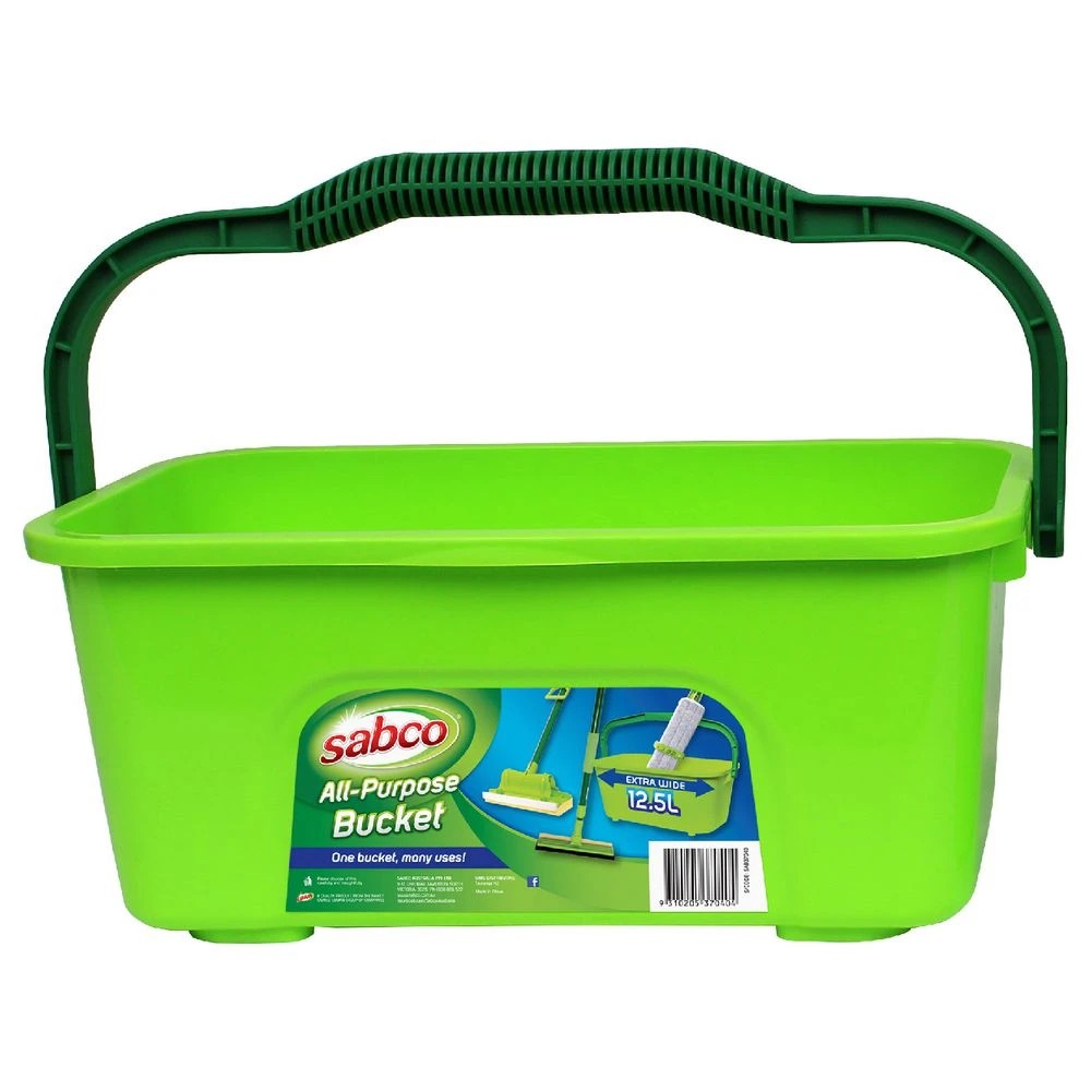 2 Sabco Extra Wide Sponge Mop Bucket 12.5L, 2 of 2