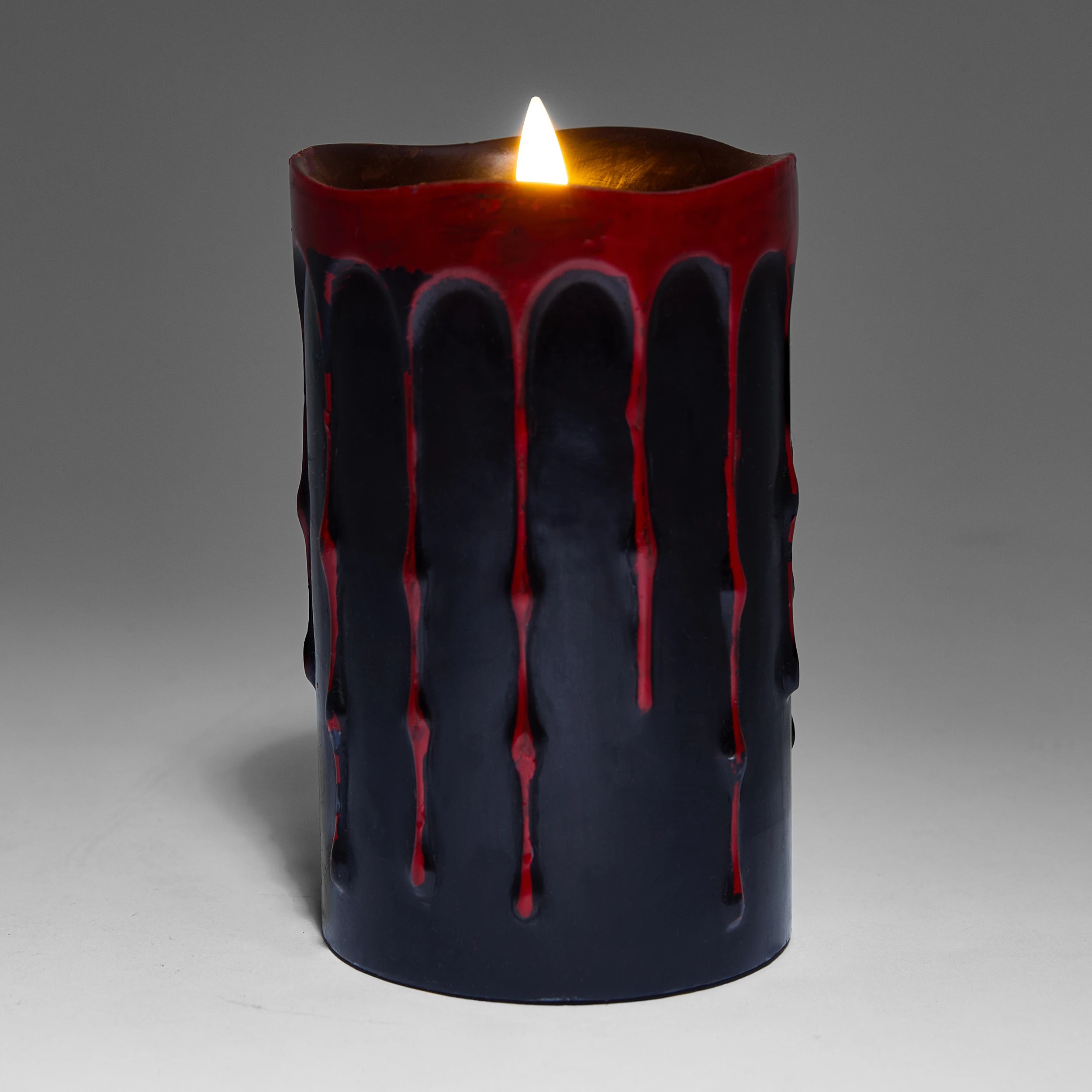 7 Halloween Dripping Wax LED Candle Set, 7 of 9